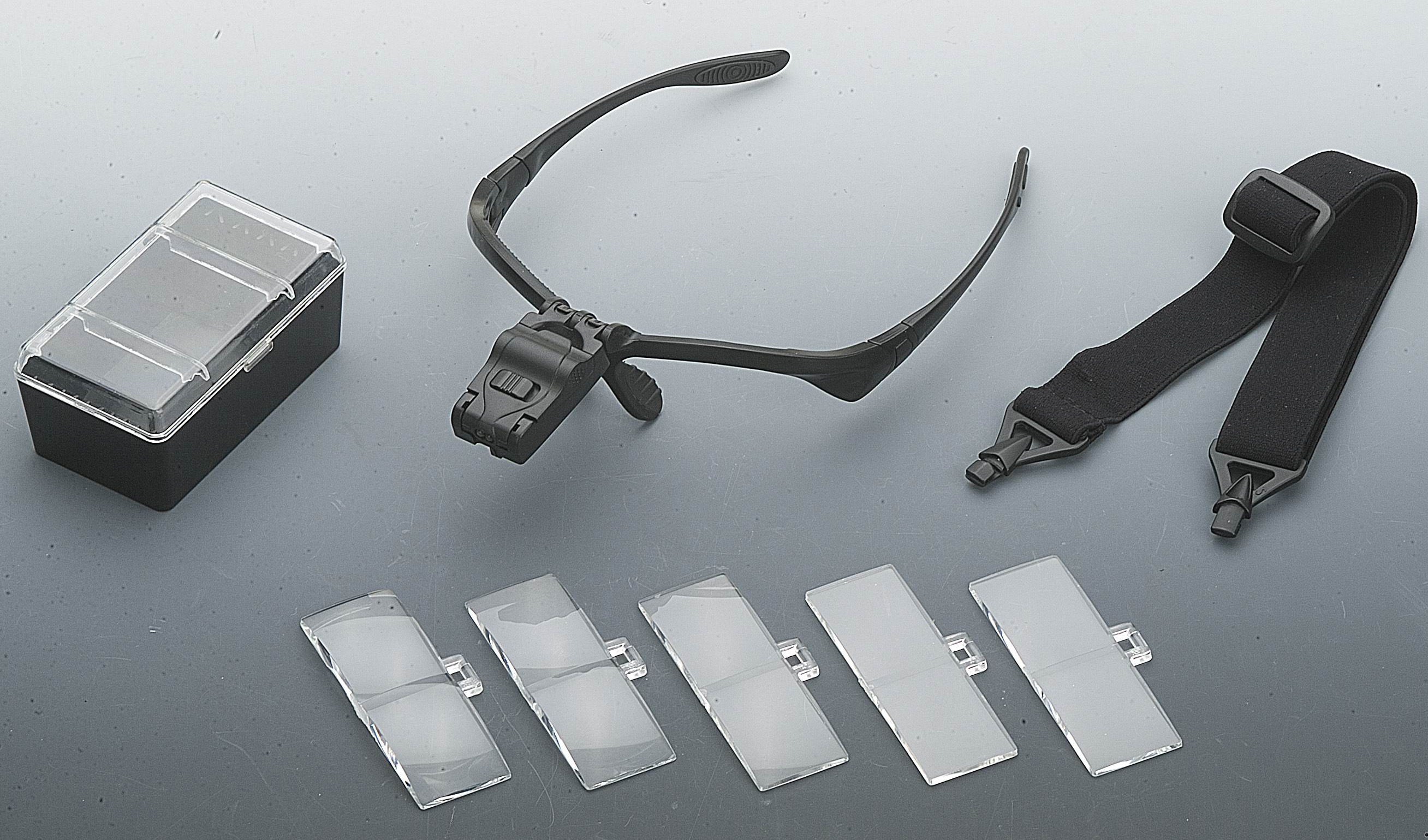 Optical  Visor with Dual LED Lights