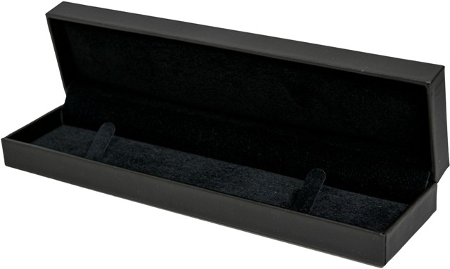 Black Leatherette Bracelet Box
