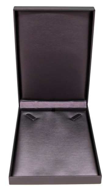 Purple Leatherette Necklace Box