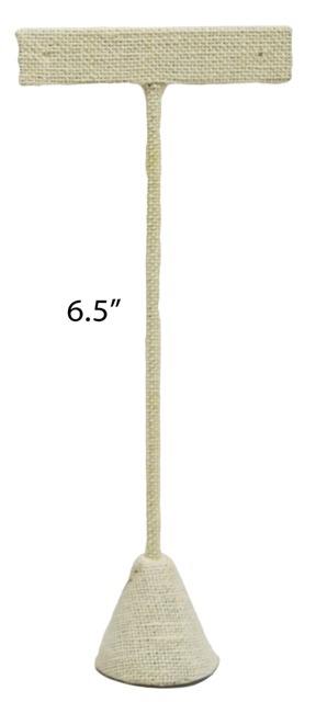 Beige Linen Earring Tree (Large)