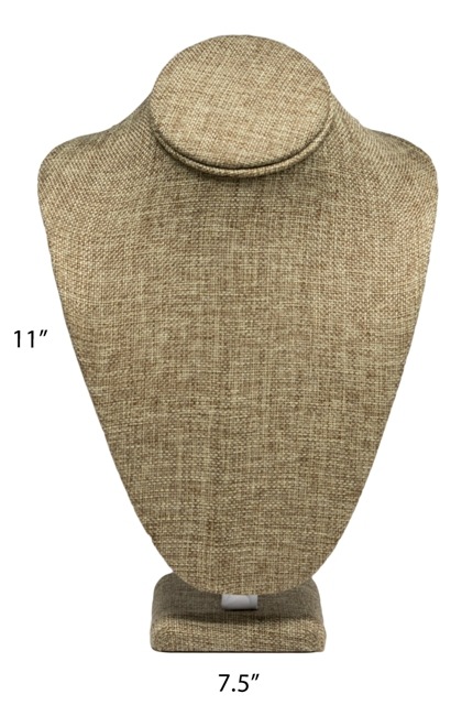 Necklace Jewelry Display Bust Stand (Large)