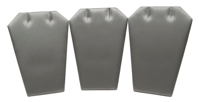 Steel Gray Leaning Earring/Pendant Jewelry Display Stand