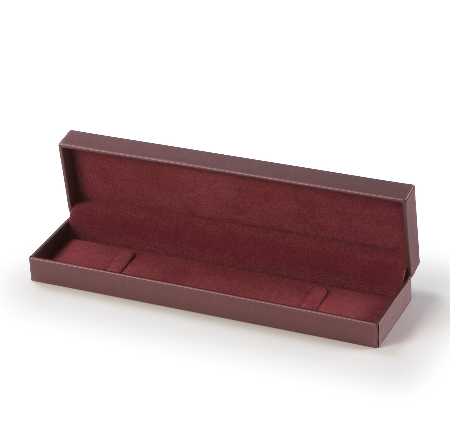 Burgundy Leatherette Bracelet Box