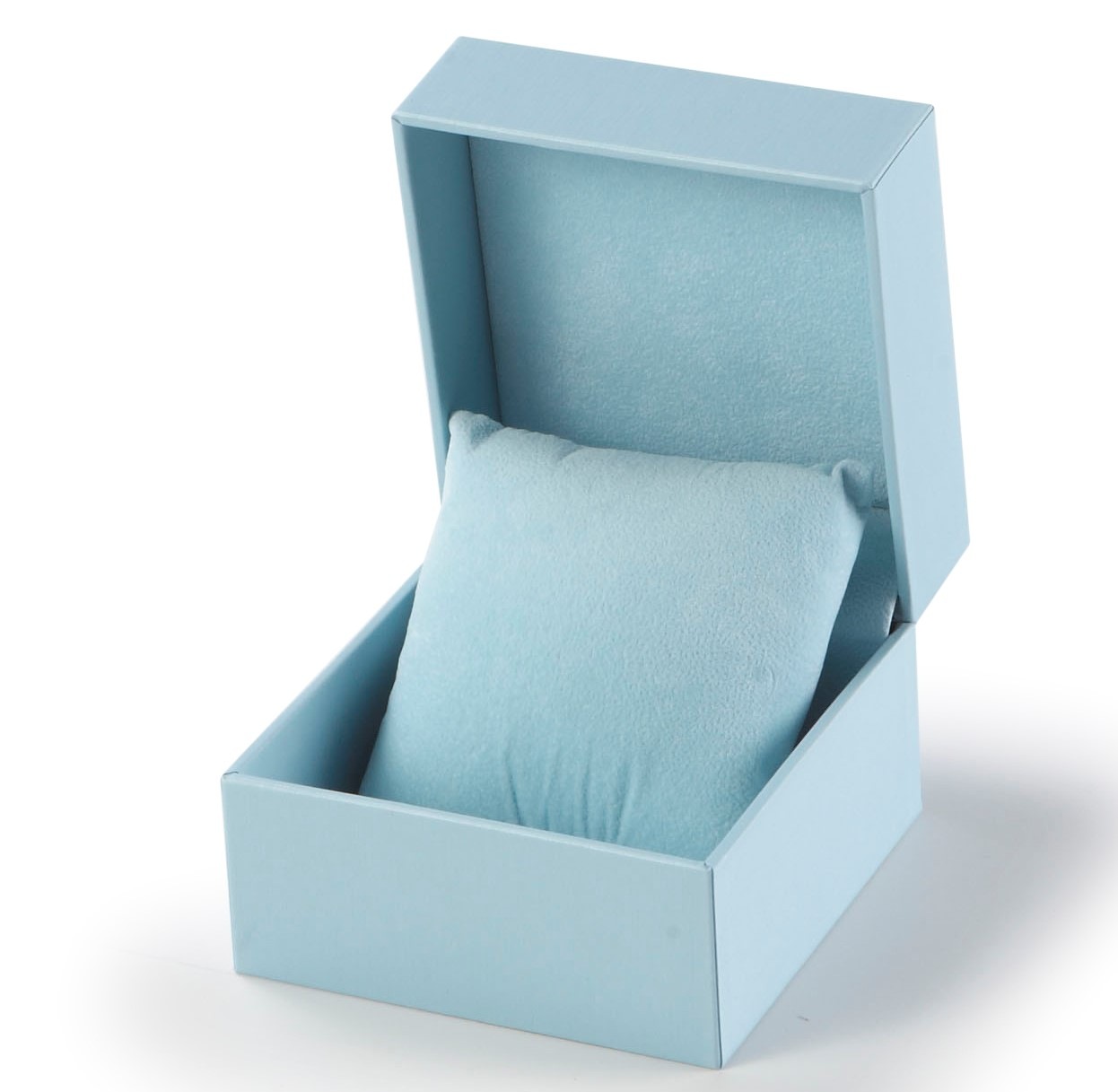 Light Blue Leatherette Watch/Bangle Box