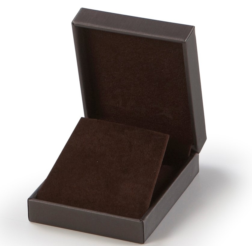 Chocolate Leatherette Pendant Box