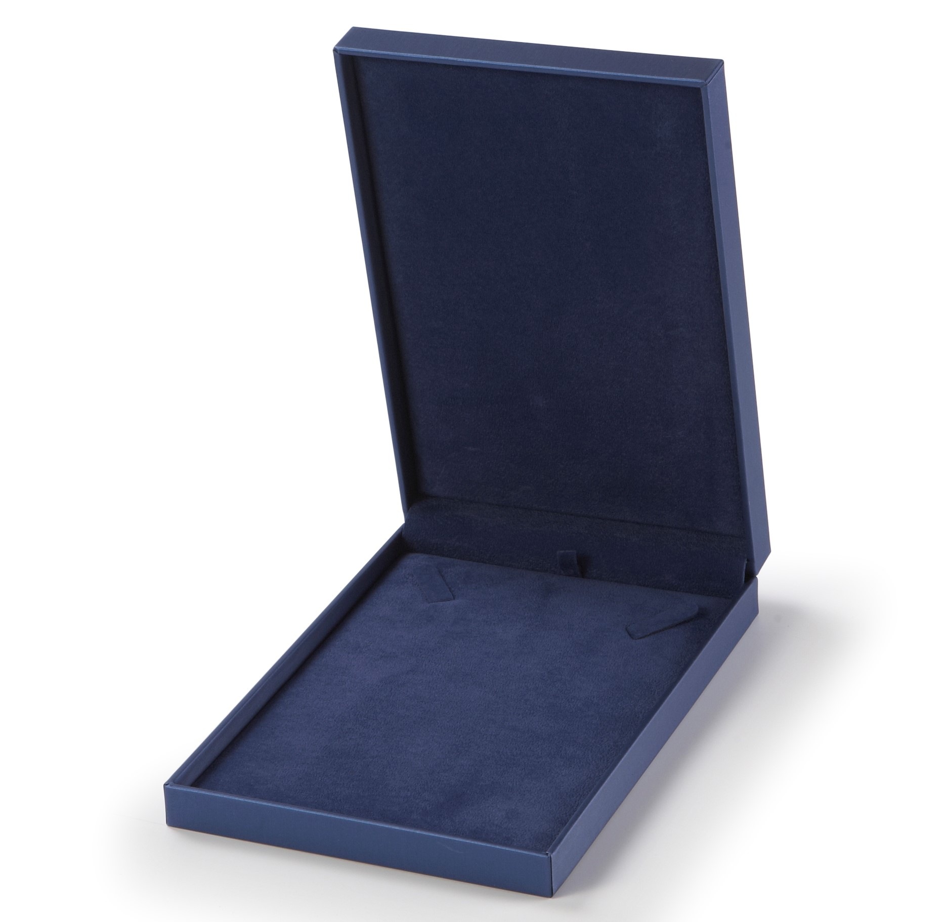 Navy Leatherette Necklace Box