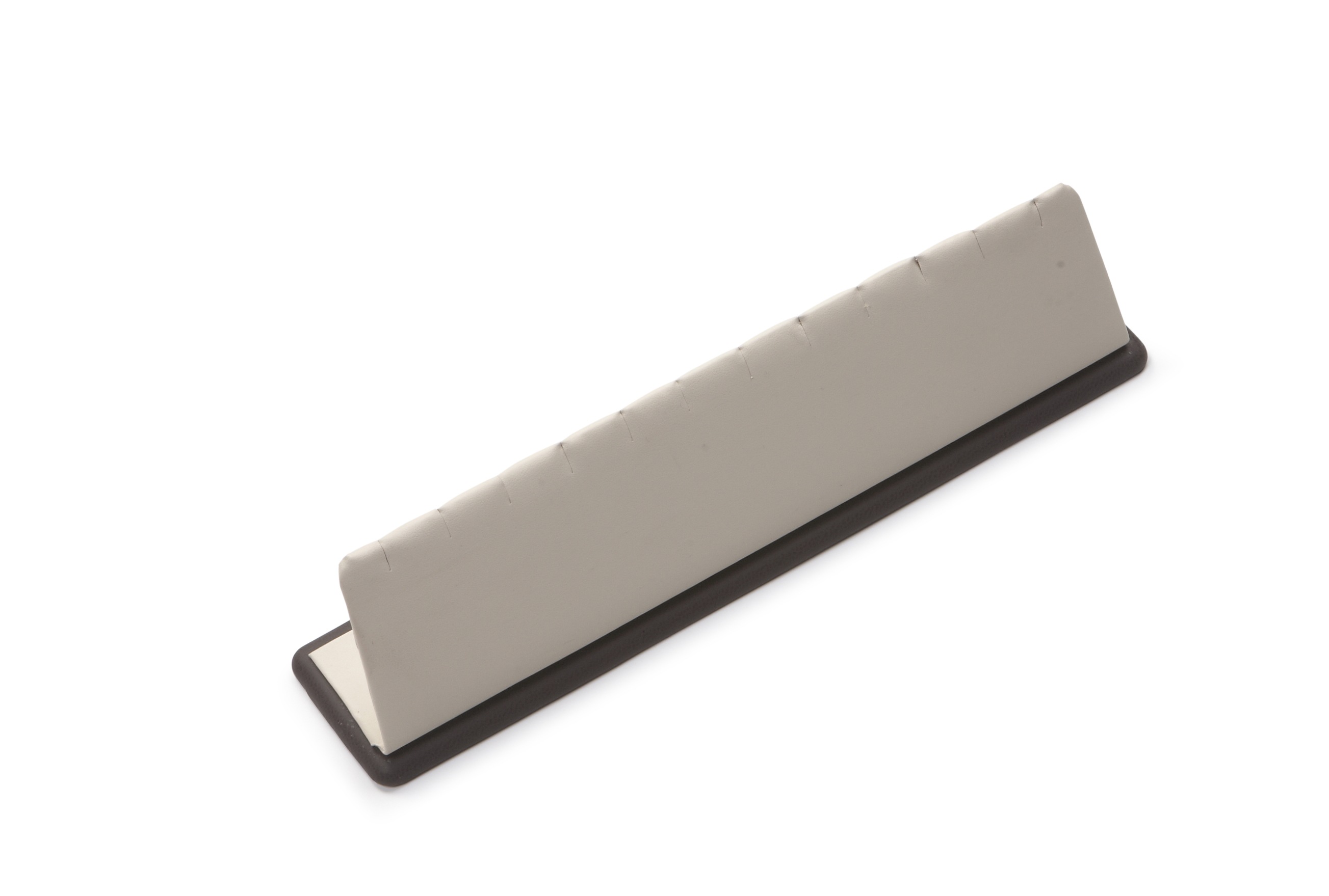 Chocolate/Beige Leatherette 6 Pendant Stand