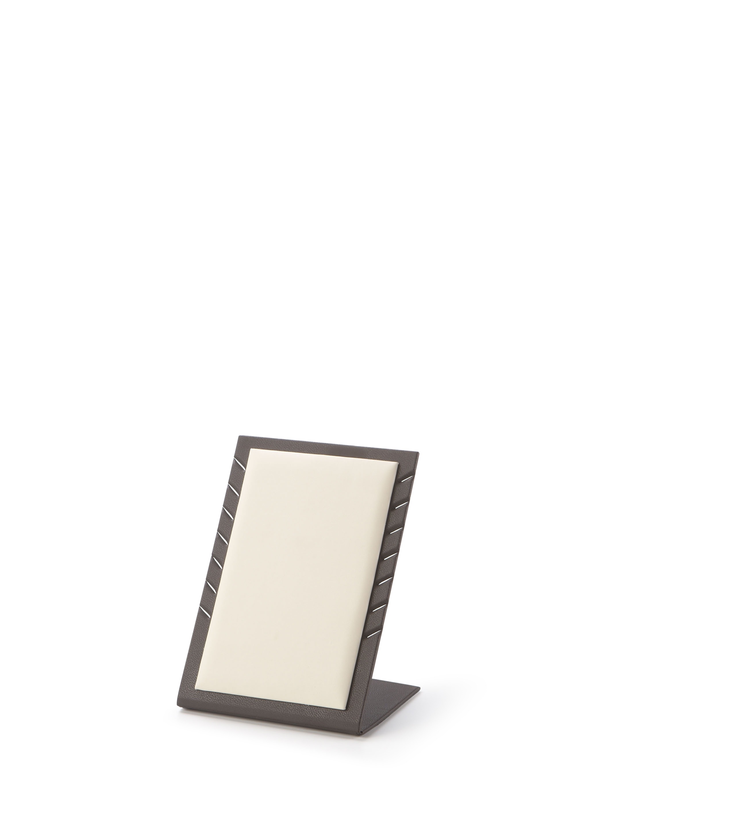 Chocolate/Beige Leatherette 7 Pendant Stand