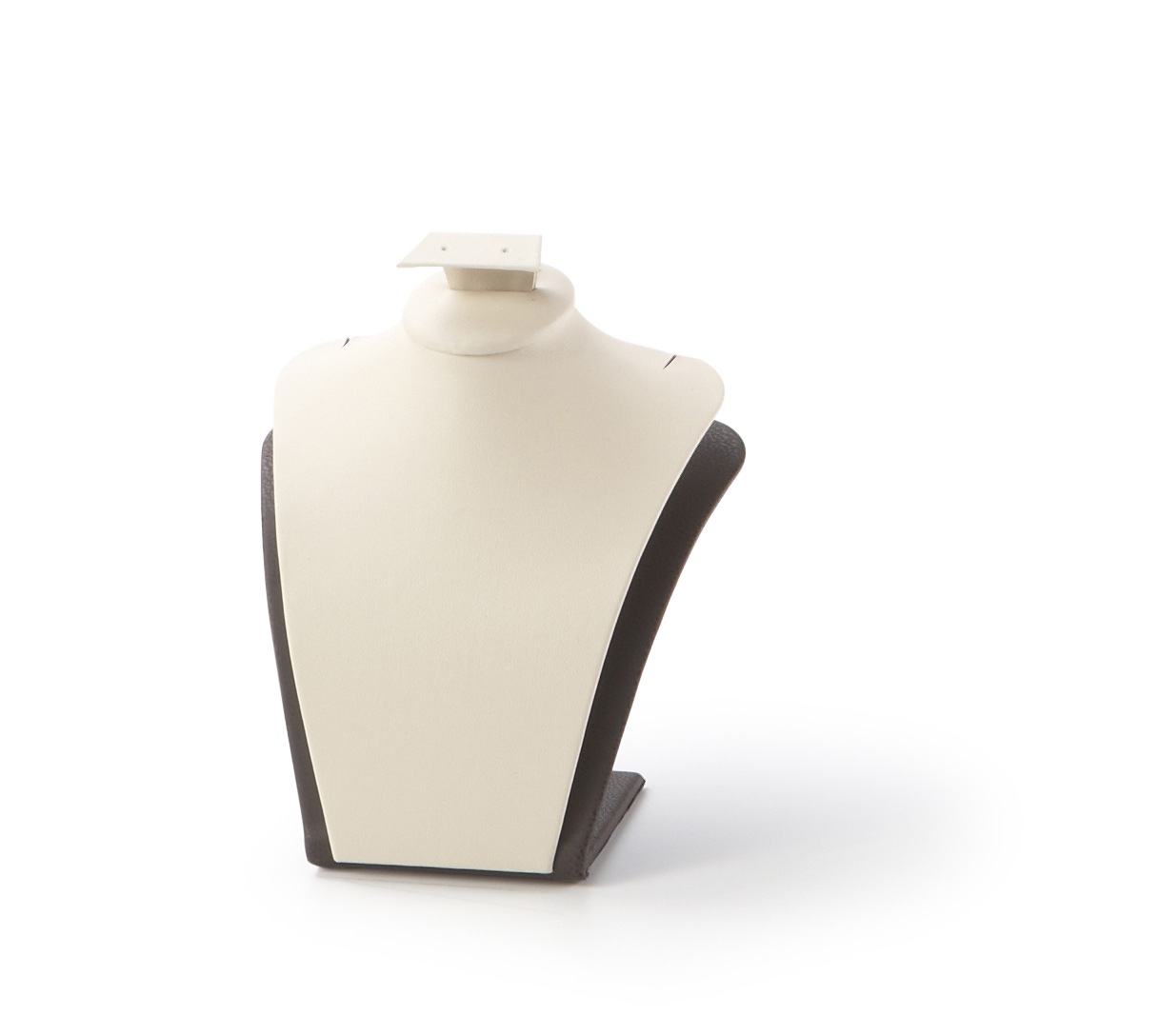 Chocolate/Beige Leatherette Earring/Pendant Stand