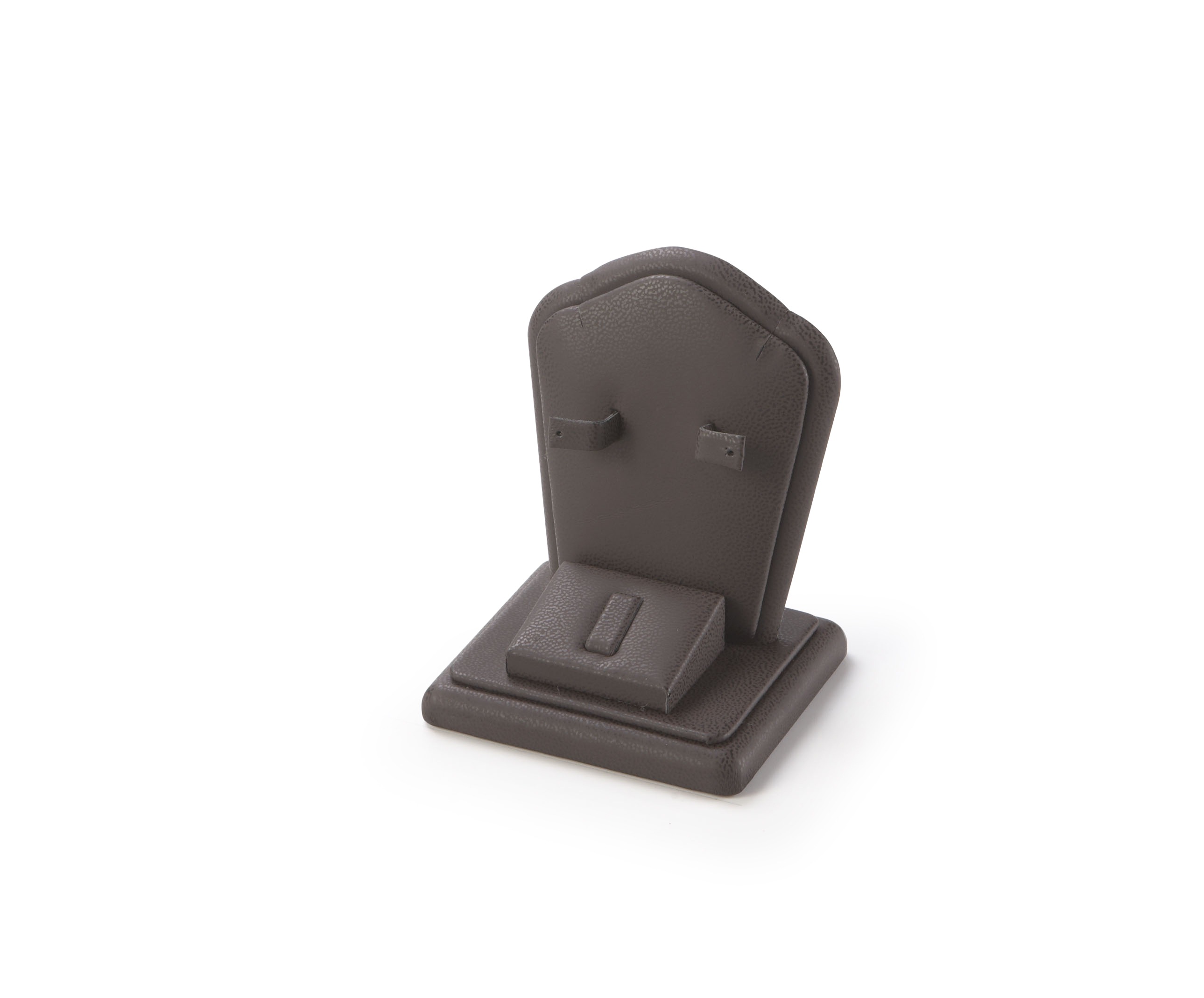 Chocolate Leatherette Ring/Pendant/Earring Stand