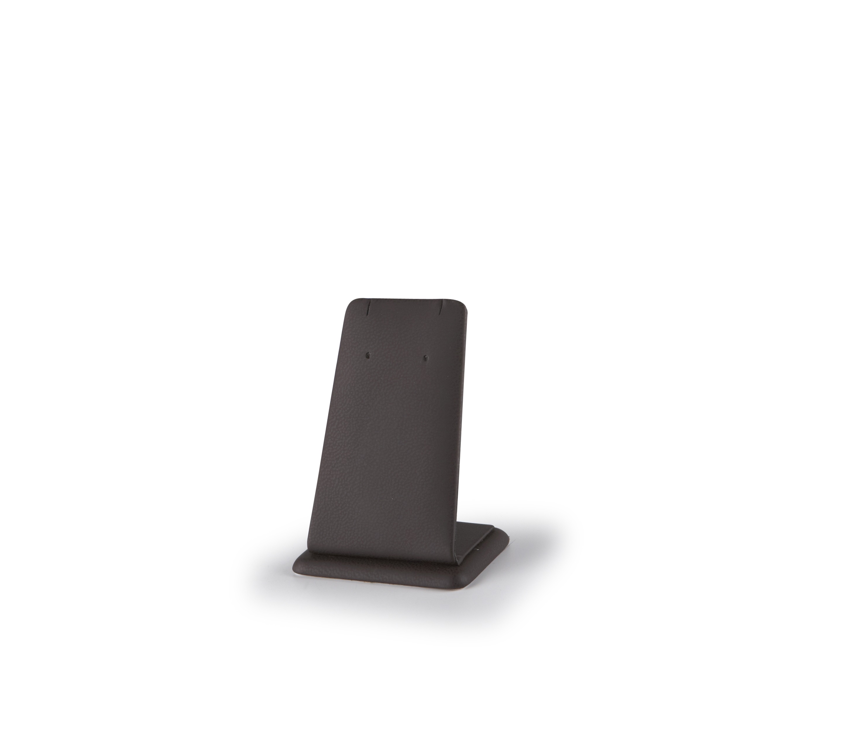 Chocolate Leatherette Tall Pendant Stand