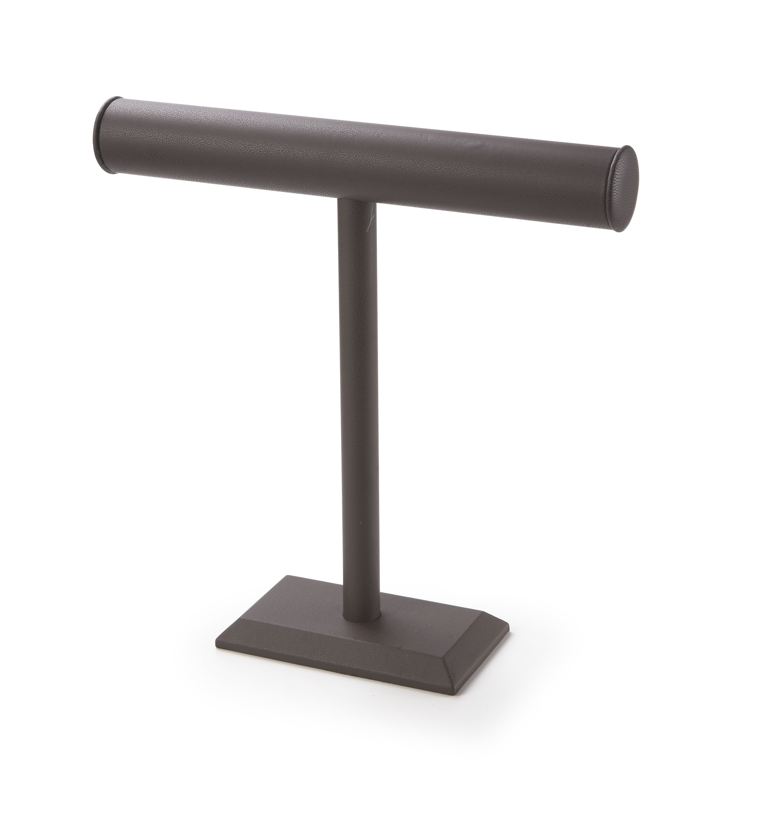 Chocolate Leatherette Tall Bangle T-Bar