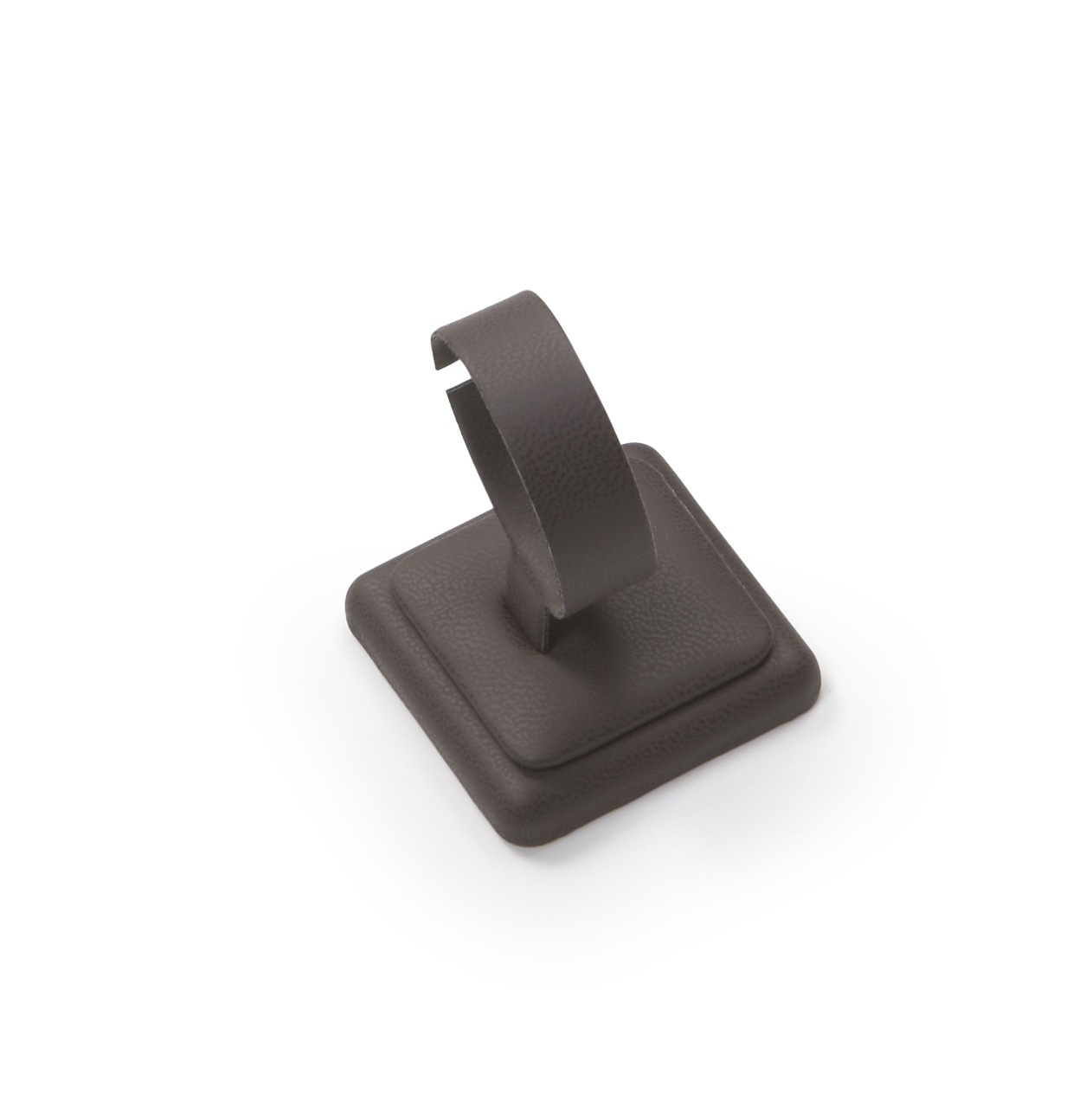 Chocolate Leatherette Bangle/Watch Stand