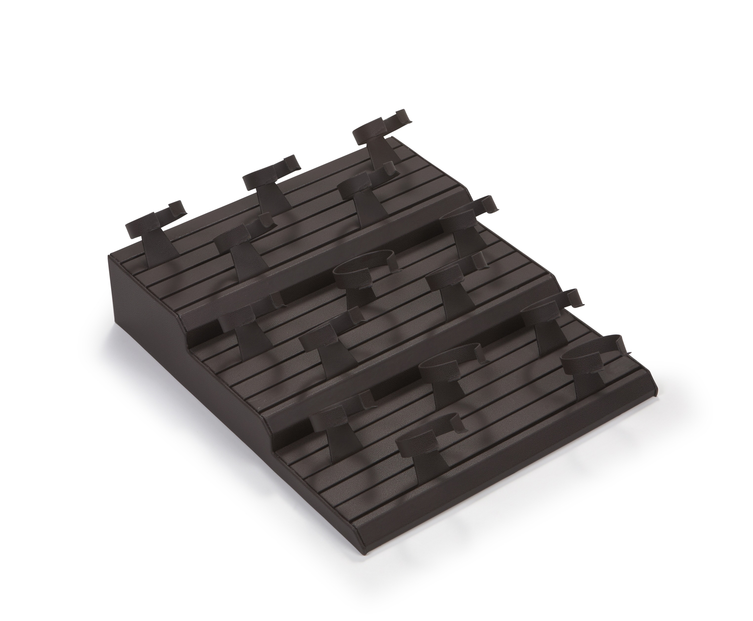 Chocolate Leatherette 15 Watch Display