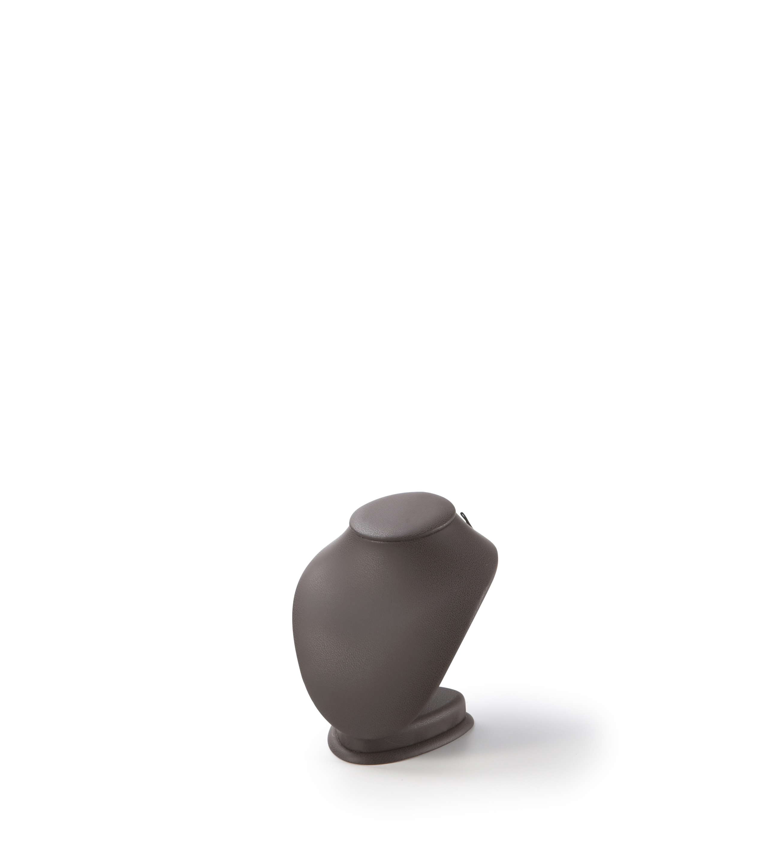 Chocolate Leatherette Medium Neckform