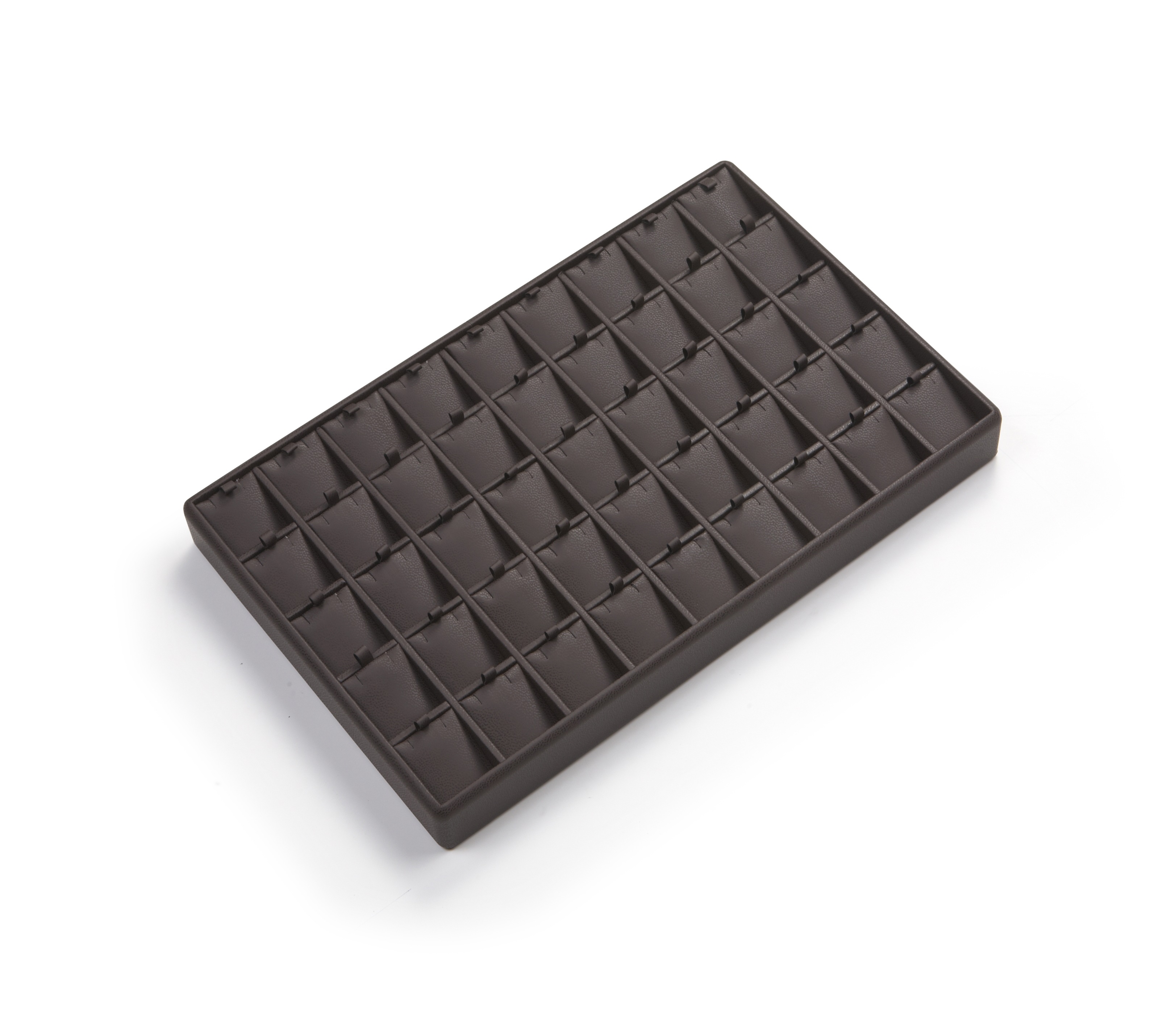 Chocolate Leatherette 45 Pendant Tray