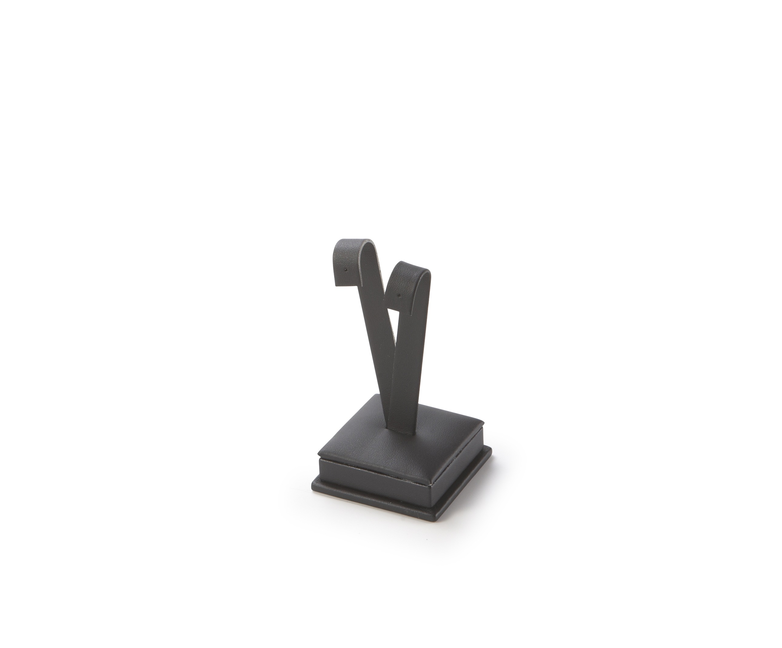 Black Leatherette Medium Earring Stand