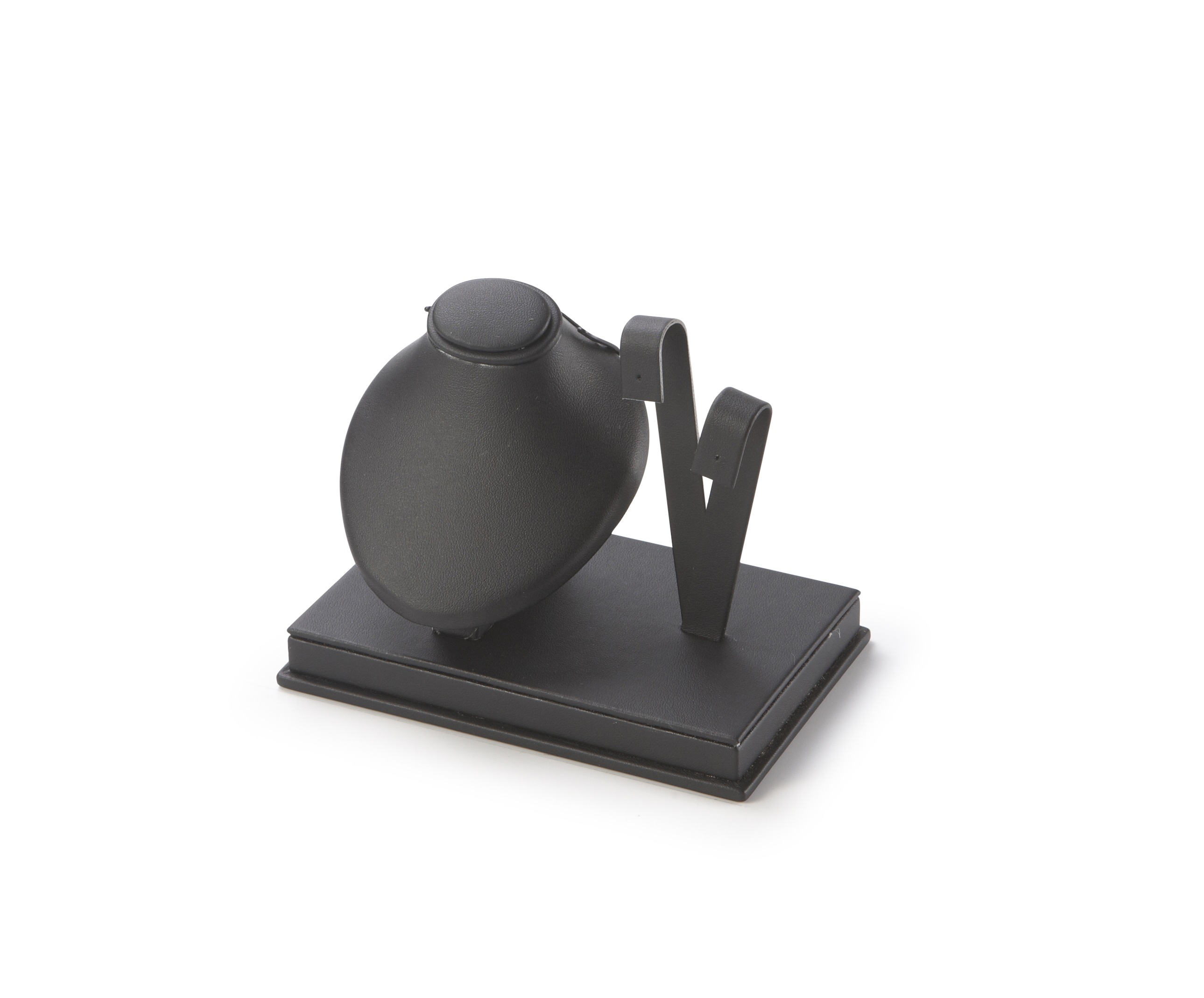 Black Leatherette Earring/Pendant Stand