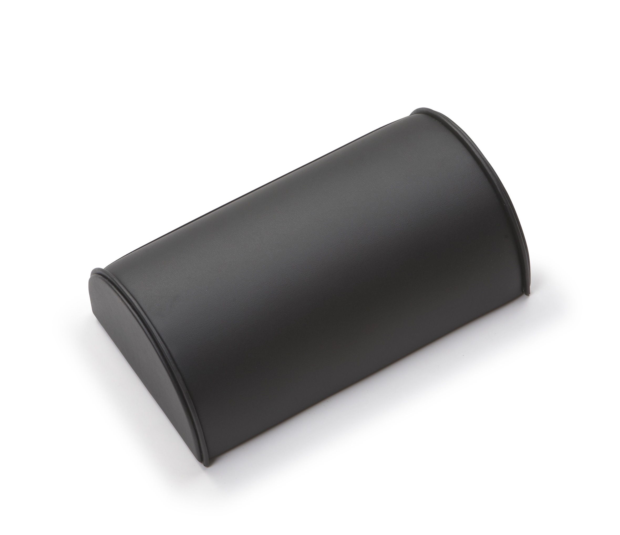 Black Leatherette Large Bracelet Dome