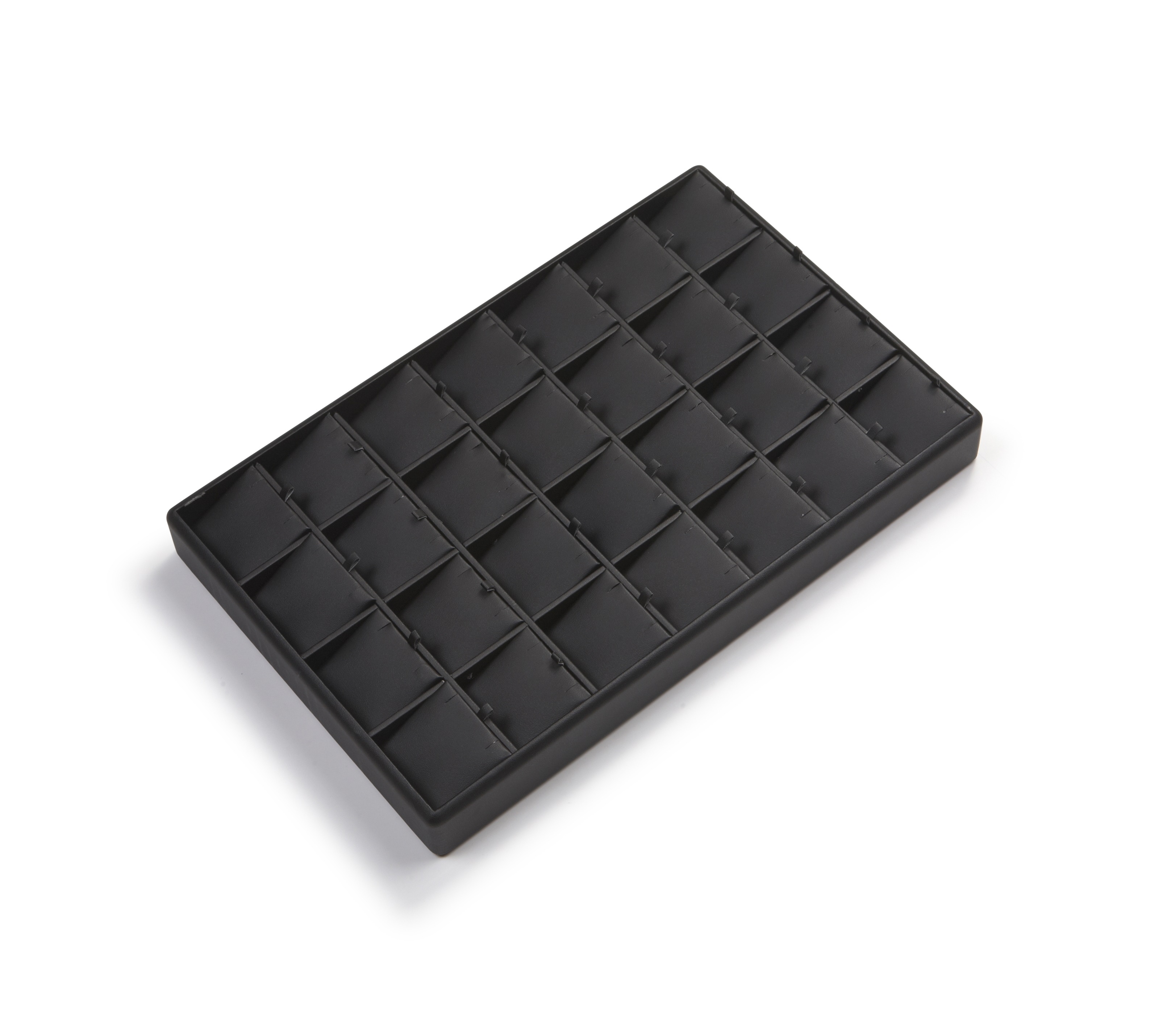 Black Leatherette 28 Pendant Tray