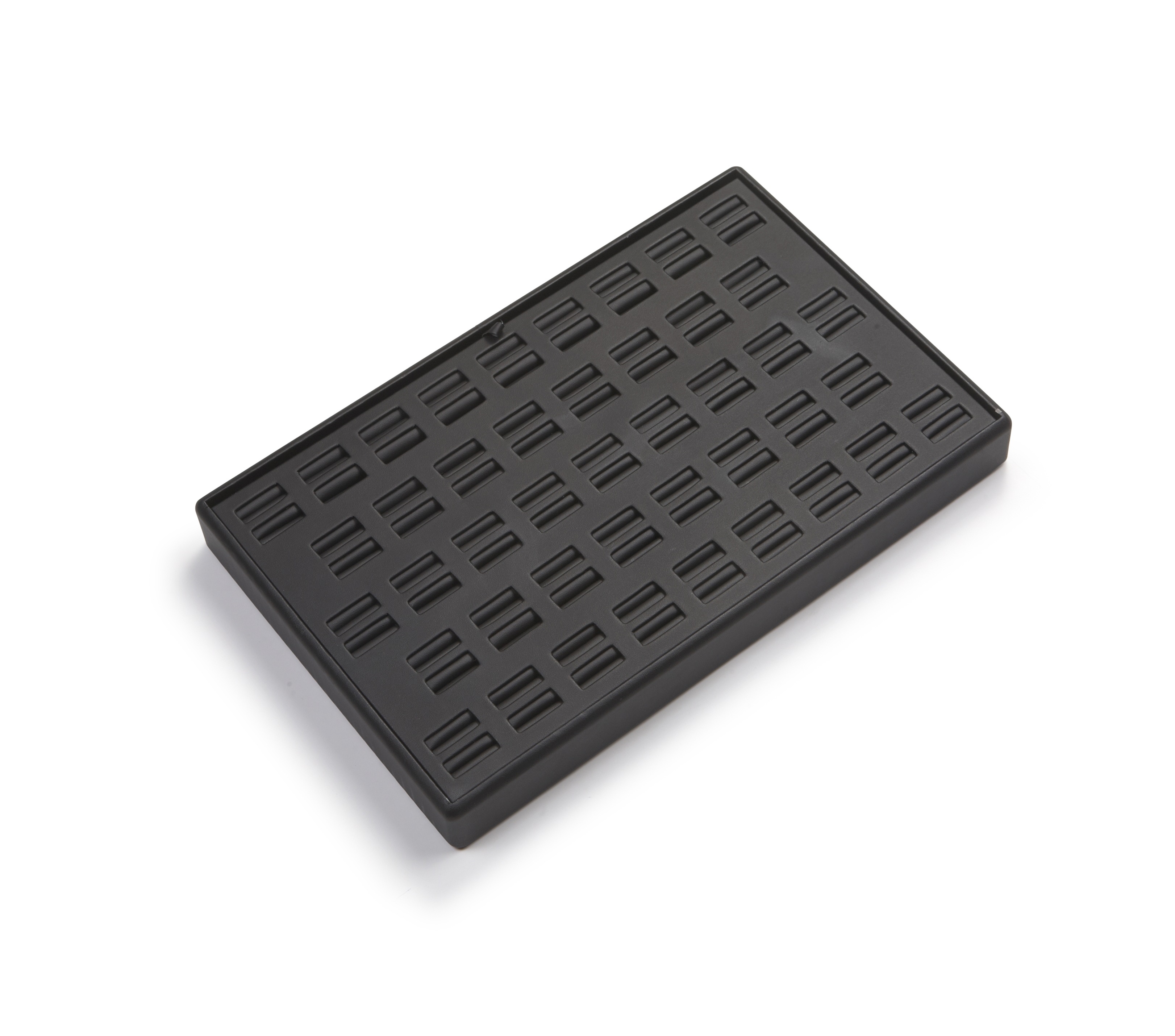 Black Leatherette 86 Slot Ring Tray