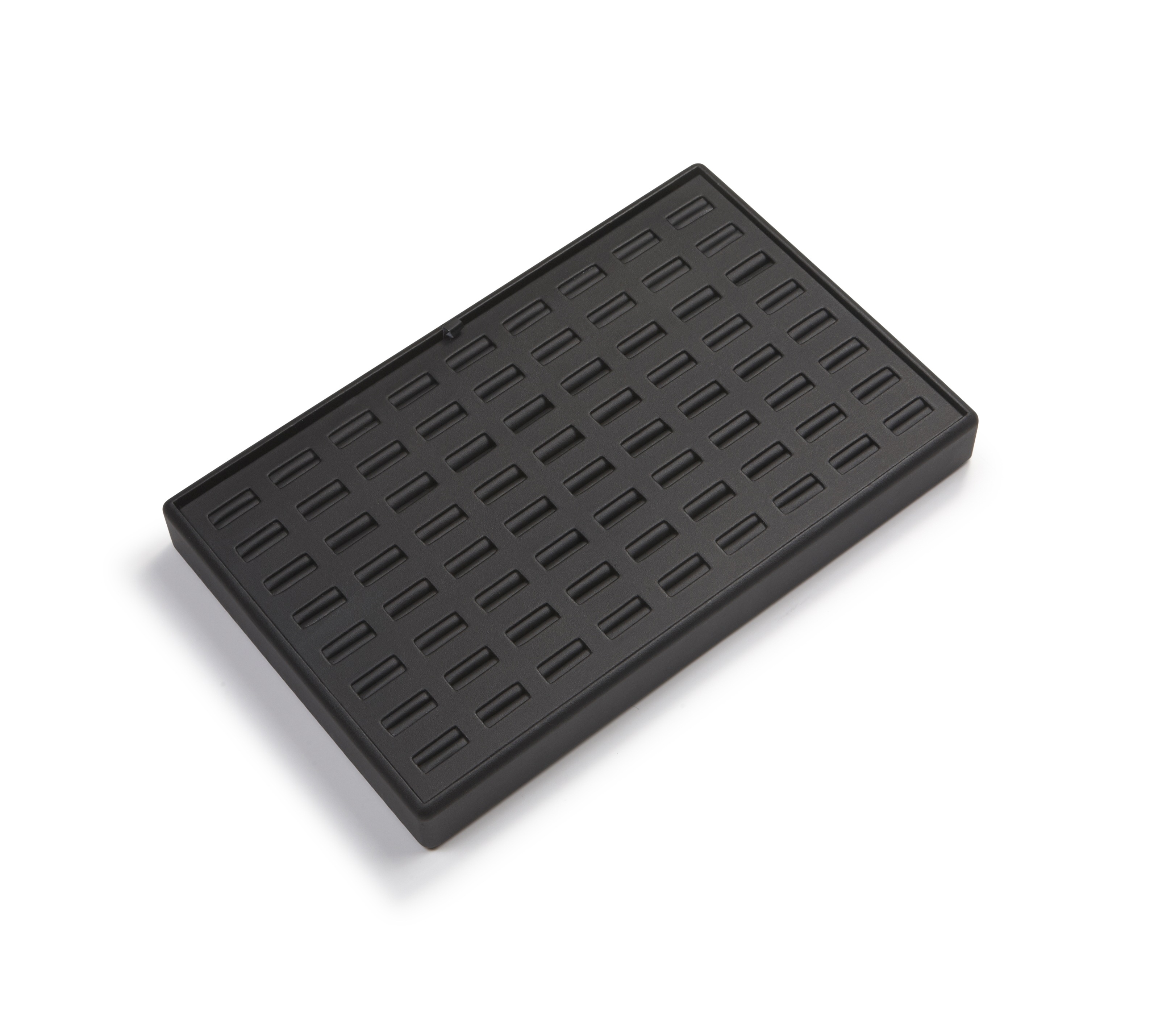Black Leatherette 72 Slot Ring Tray