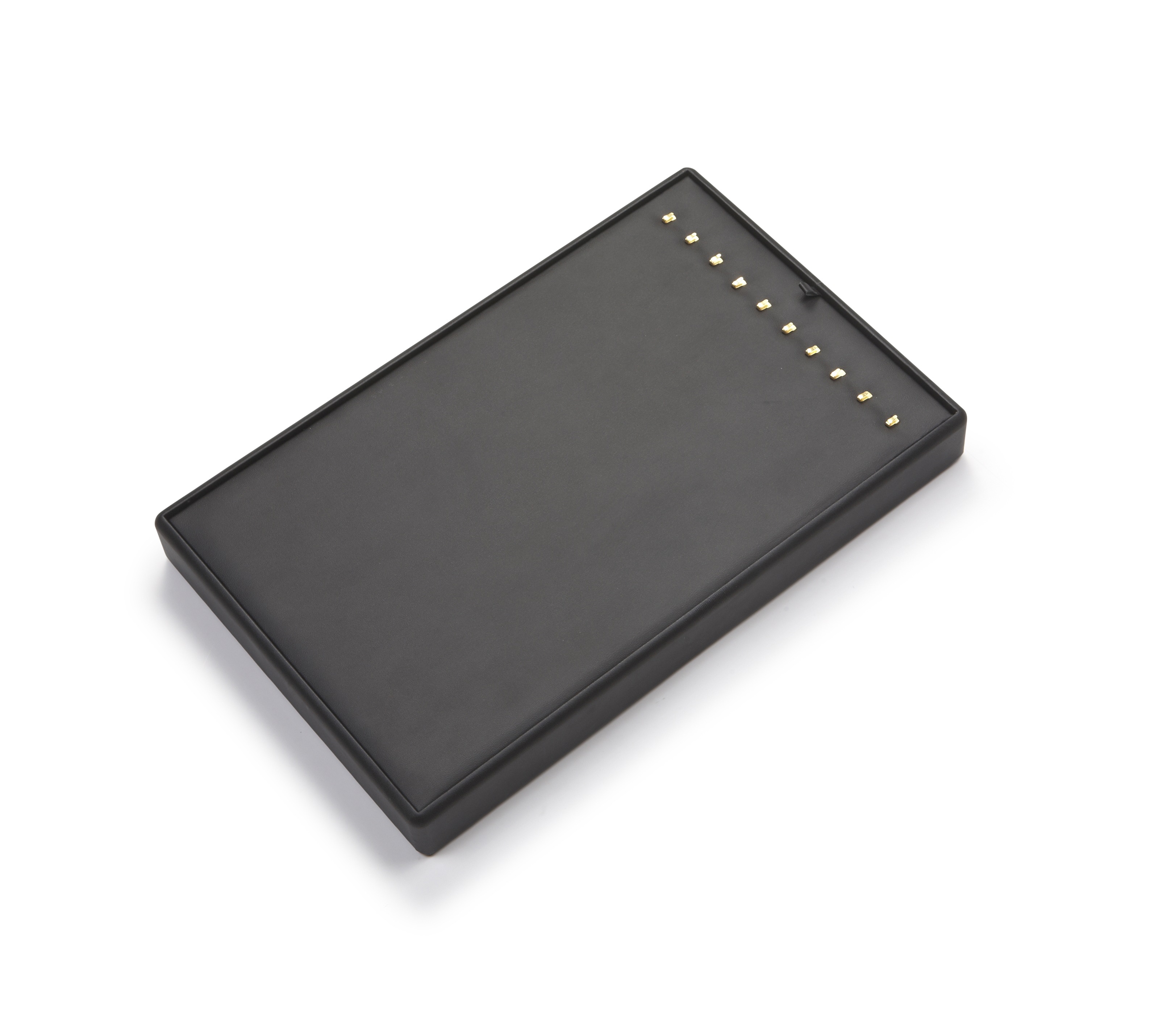 Black Leatherette 10 Chain Tray