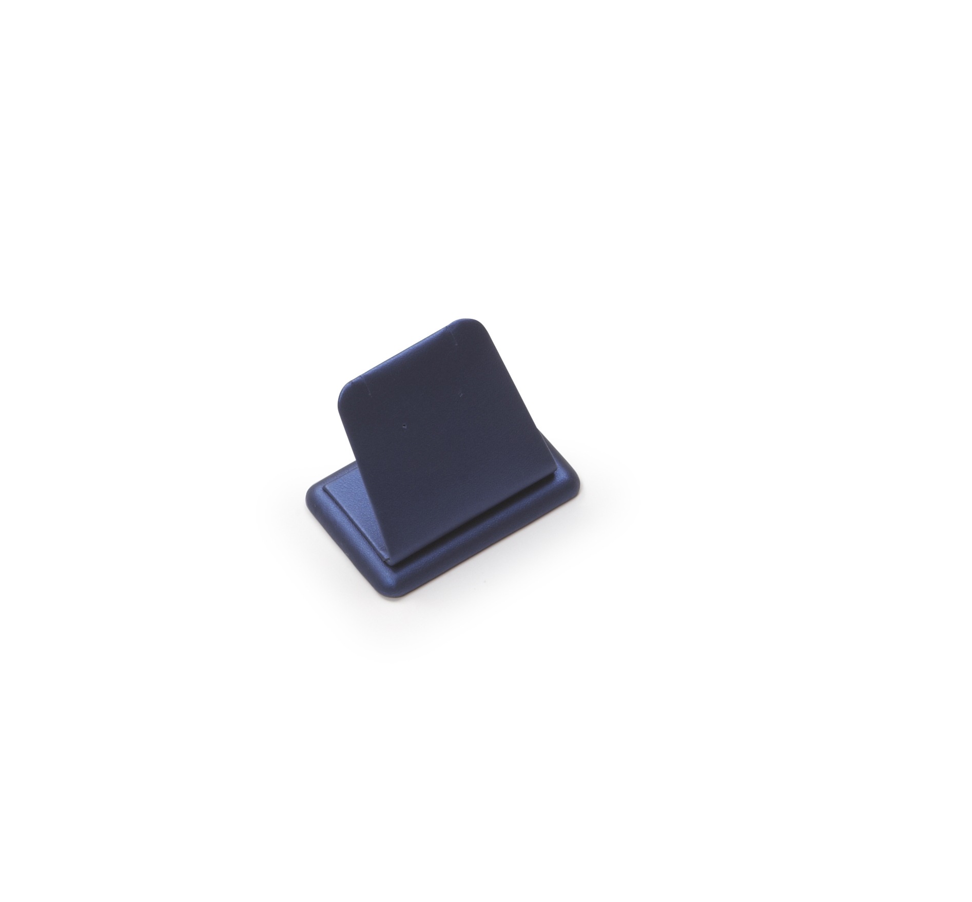 Navy Blue Leatherette Short Pendant Stand