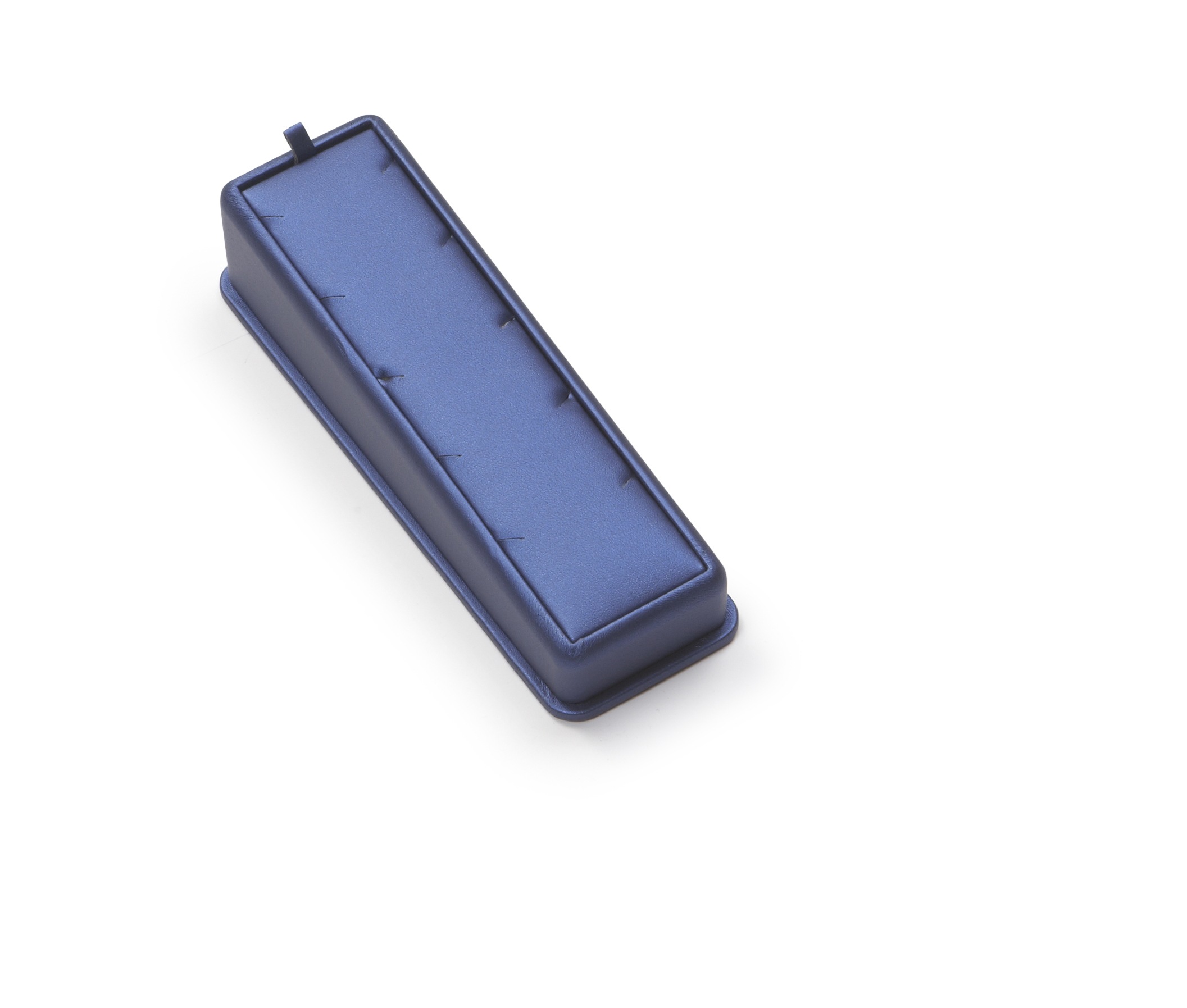 Navy Blue Leatherette 5 Pendant Tray