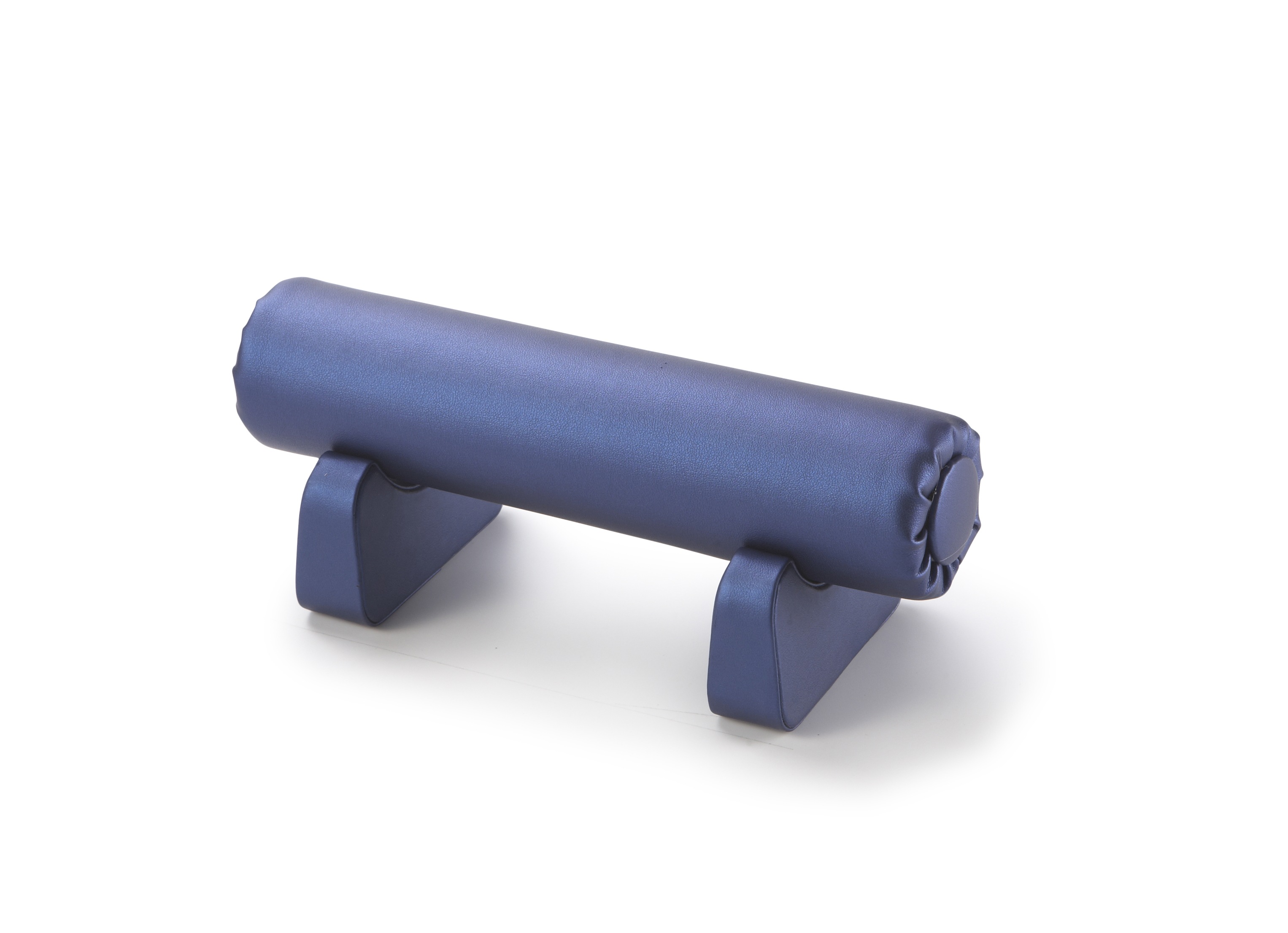 Navy Blue Leatherette Bangle Bar