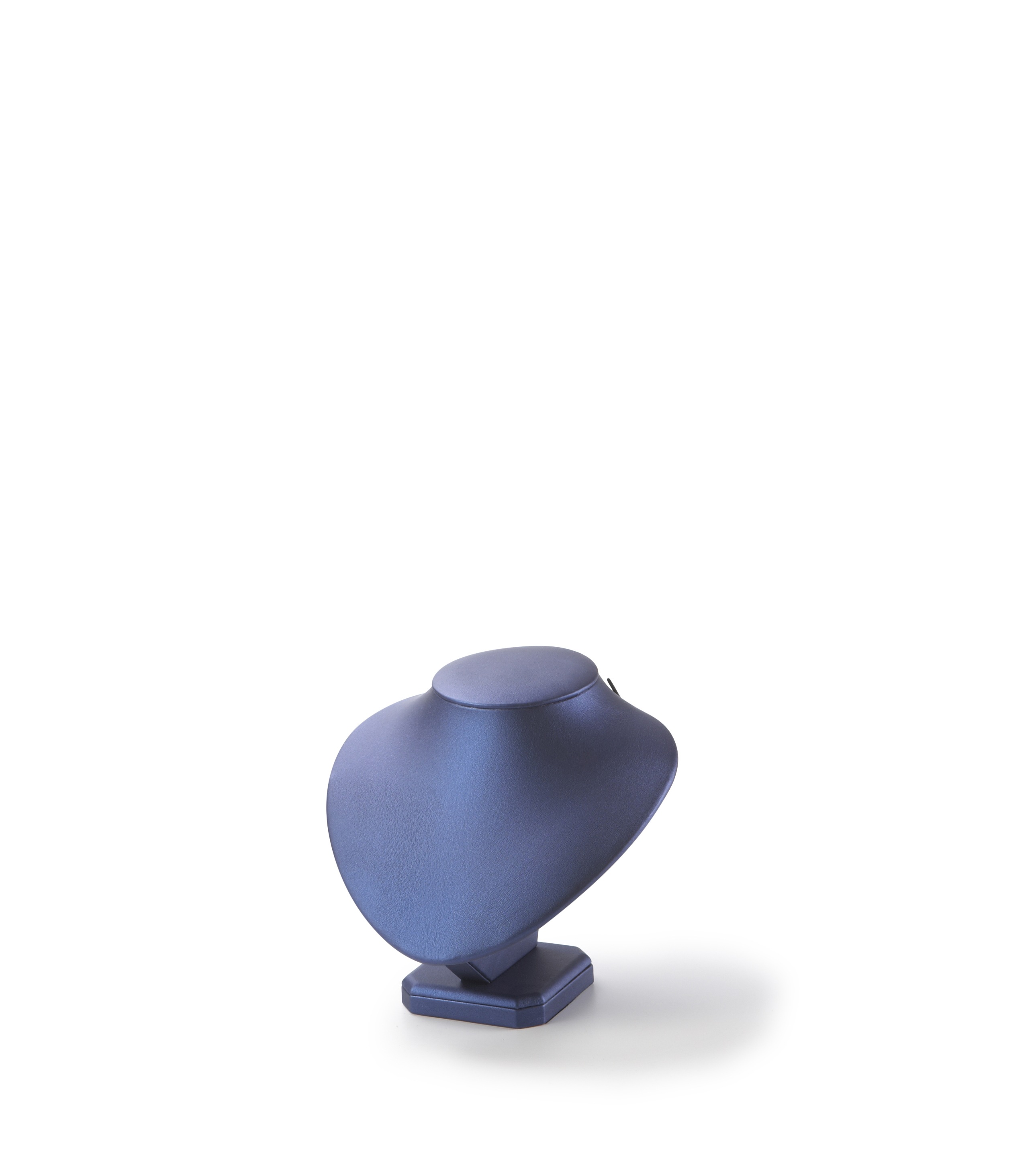 Navy Blue Leatherette Large Neckform