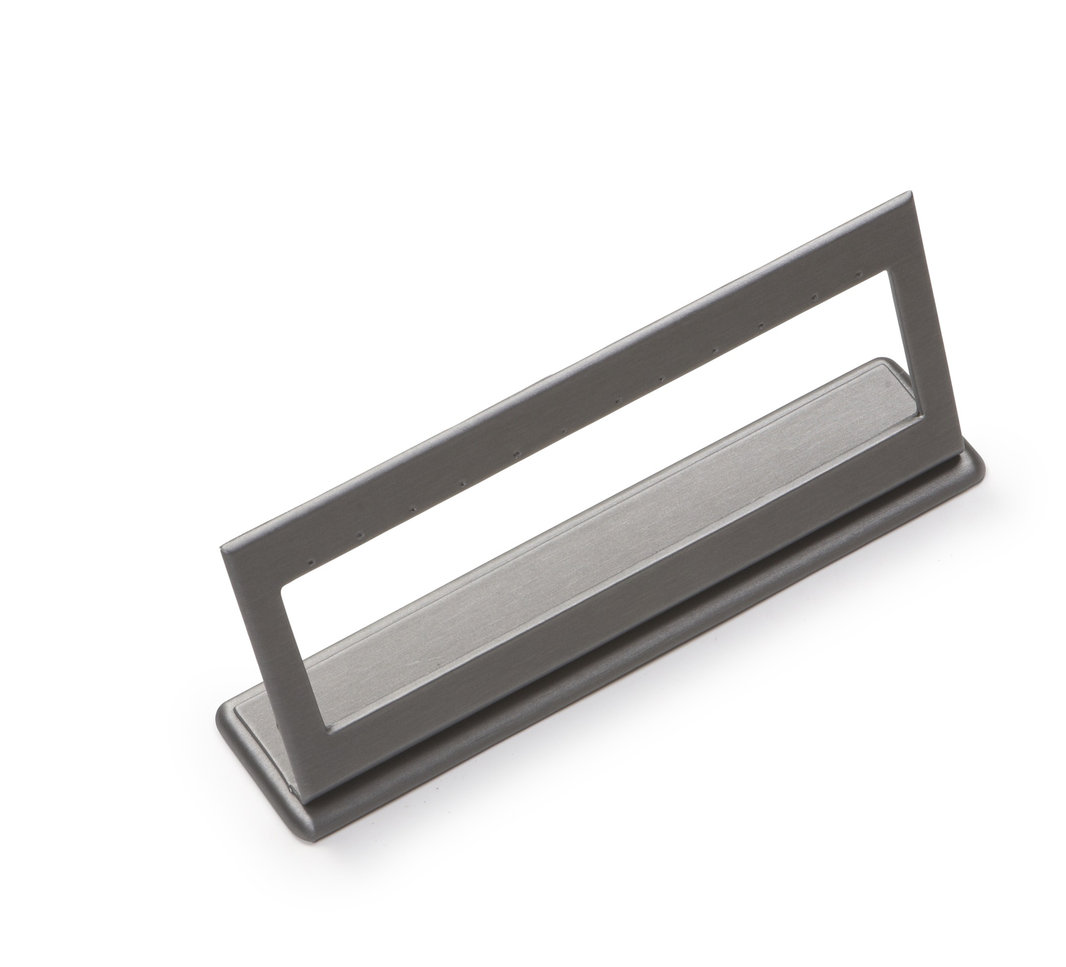 Silver Gray Leatherette 6 Pairs Earring