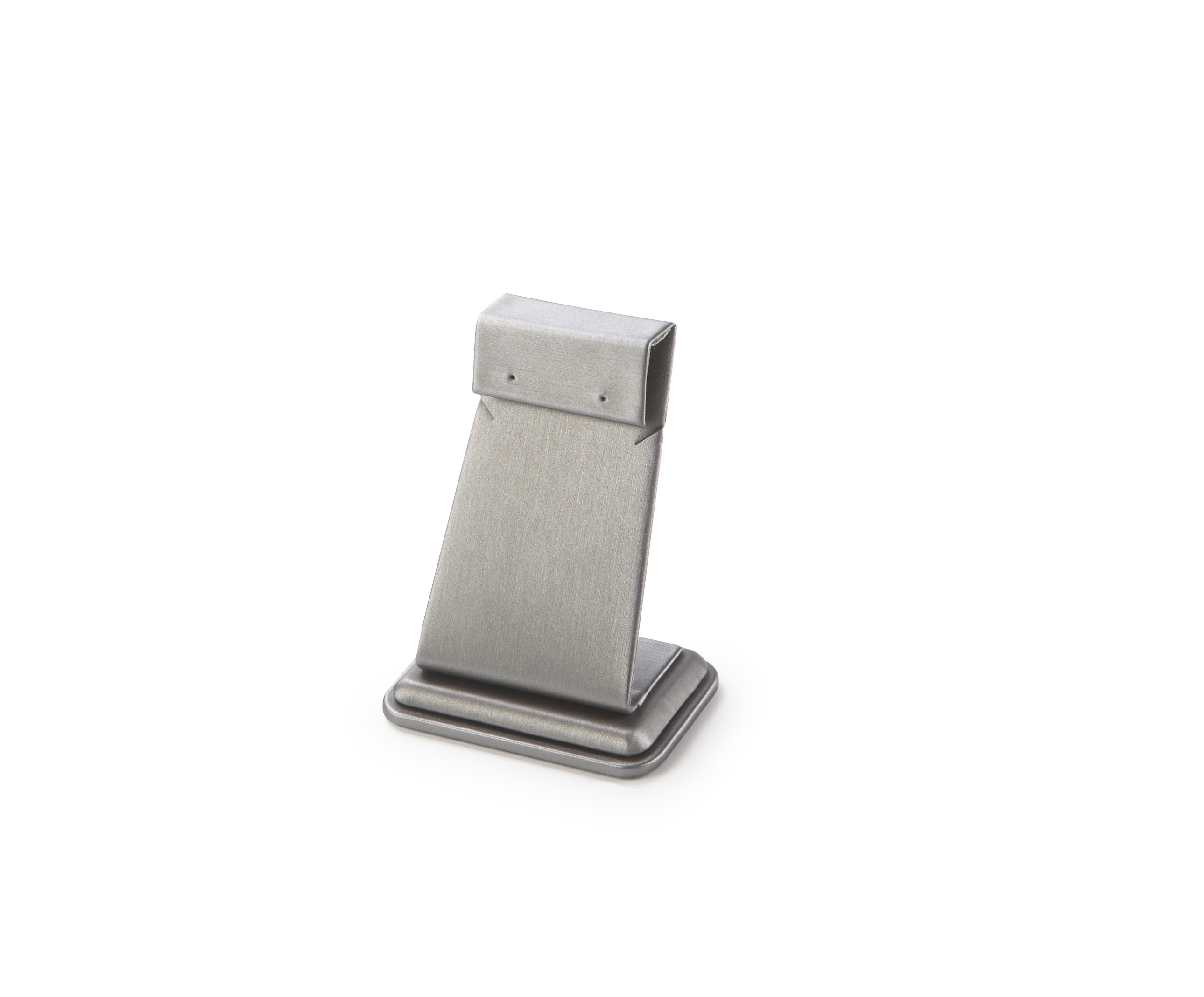 Silver Gray Leatherette Earring/Pendant Stand