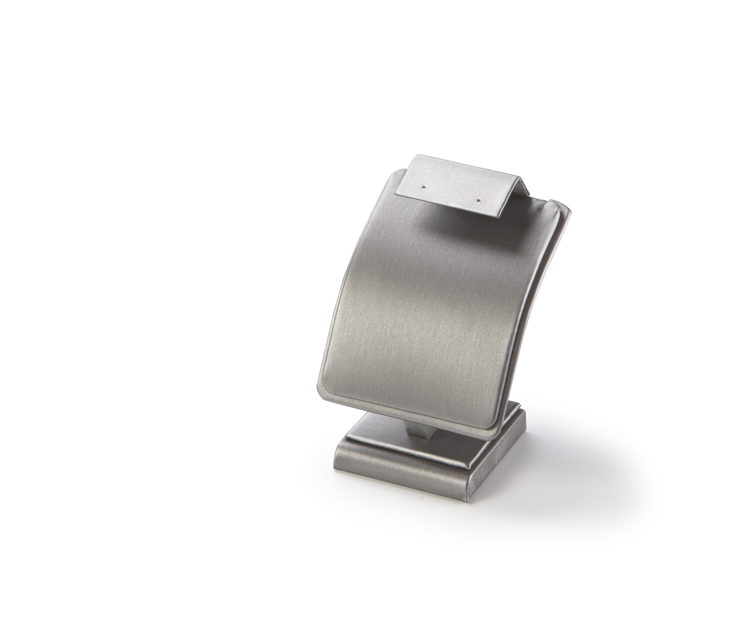 Silver Gray Leatherette Earring/Pendant Stand