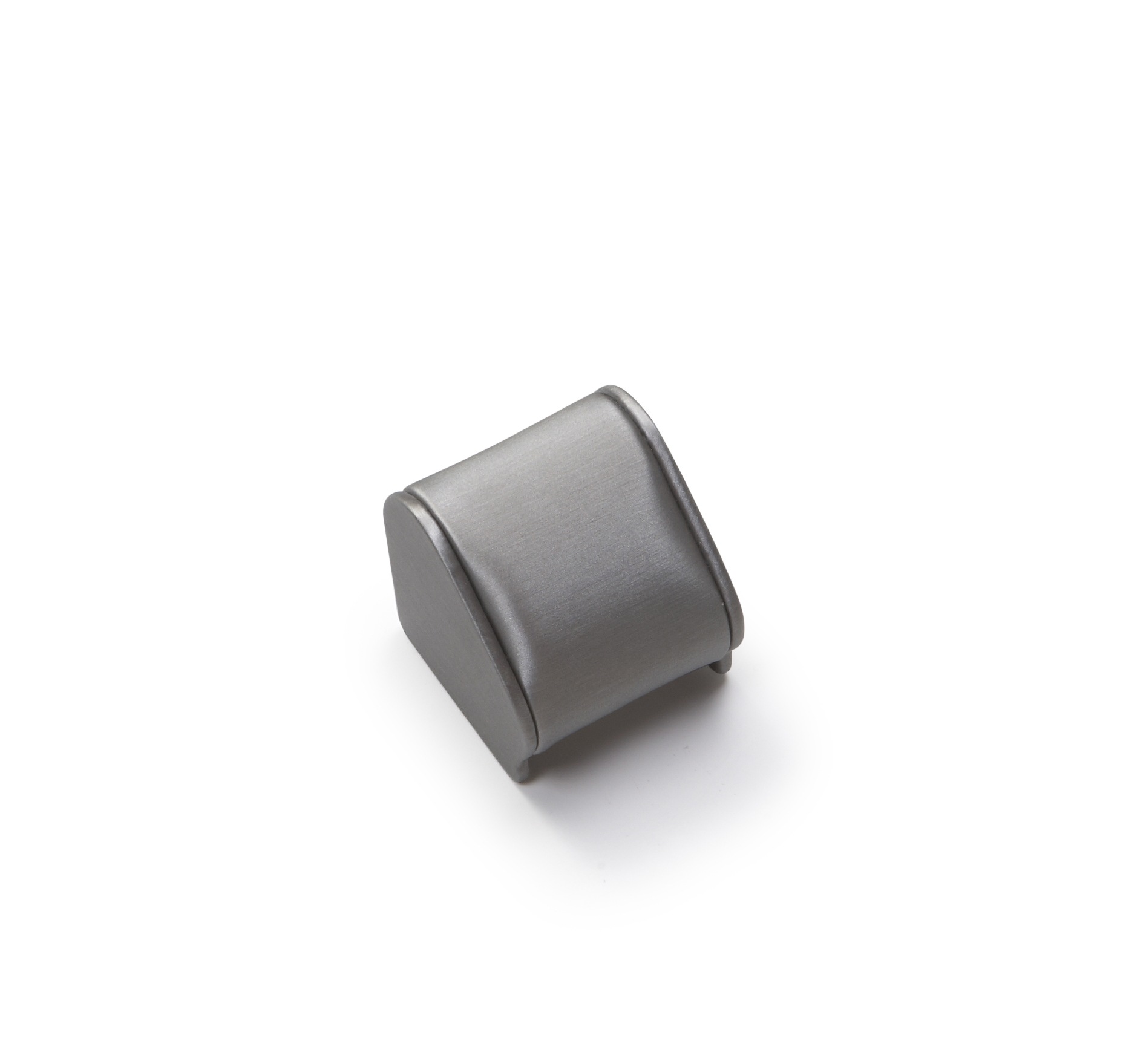 Silver Gray Leatherette Watch Stand