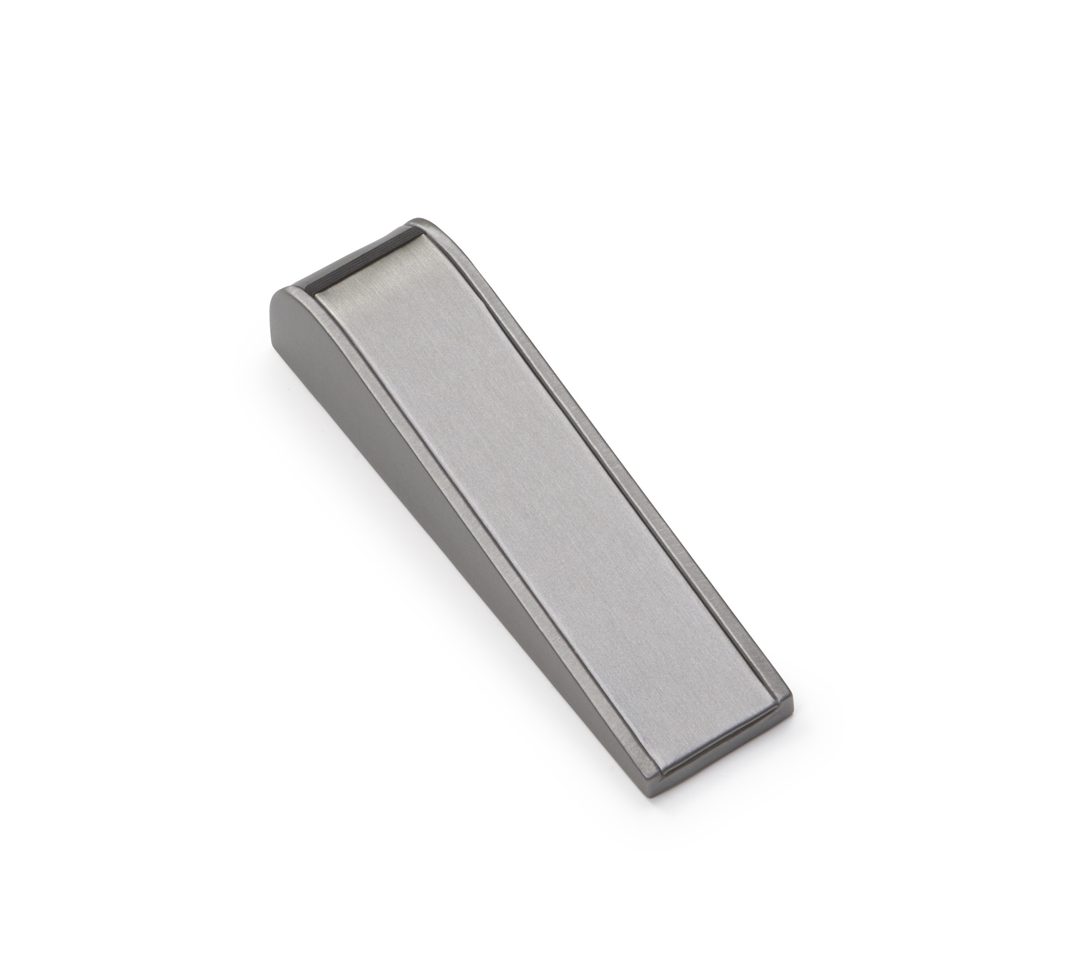 Silver Gray Leatherette Thick Bracelet Dome