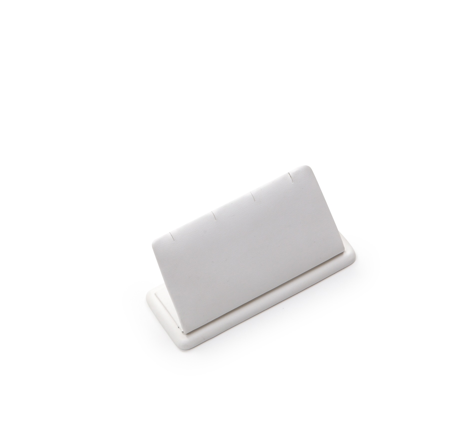 White Leatherette 2 Pendant Stand