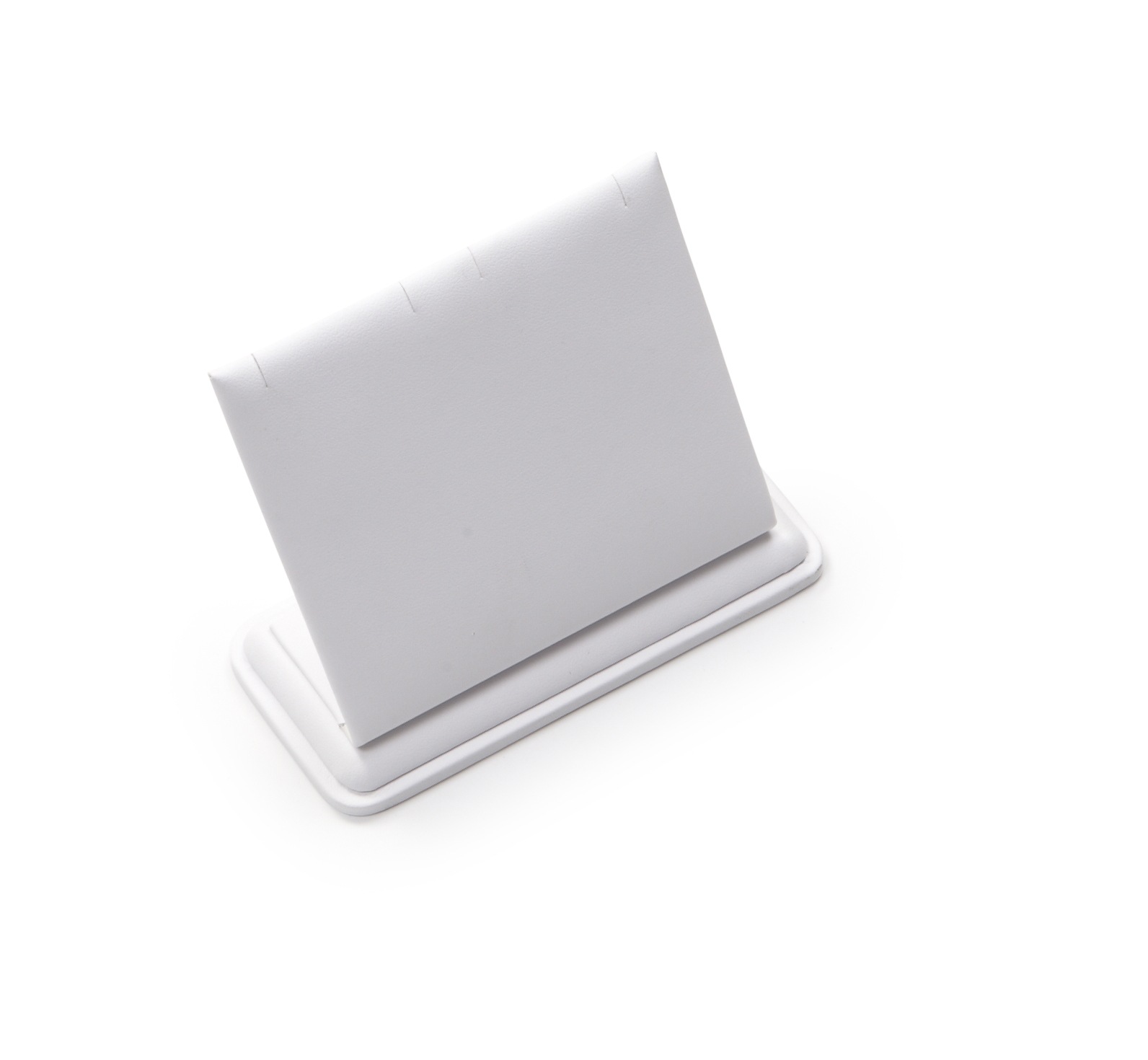 White Leatherette 2 Pendant Stand