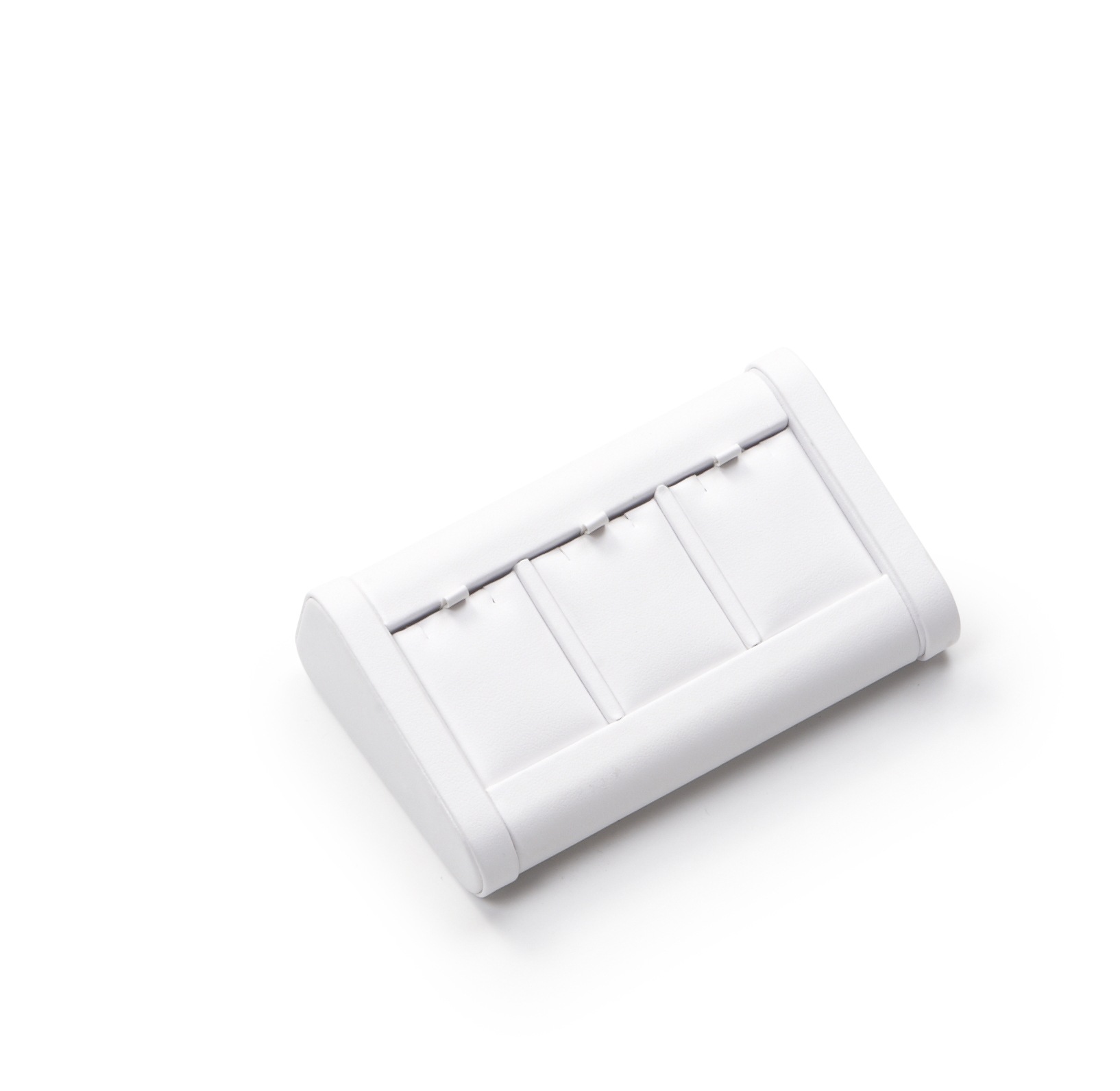 White Leatherette 3 Pendant Stand