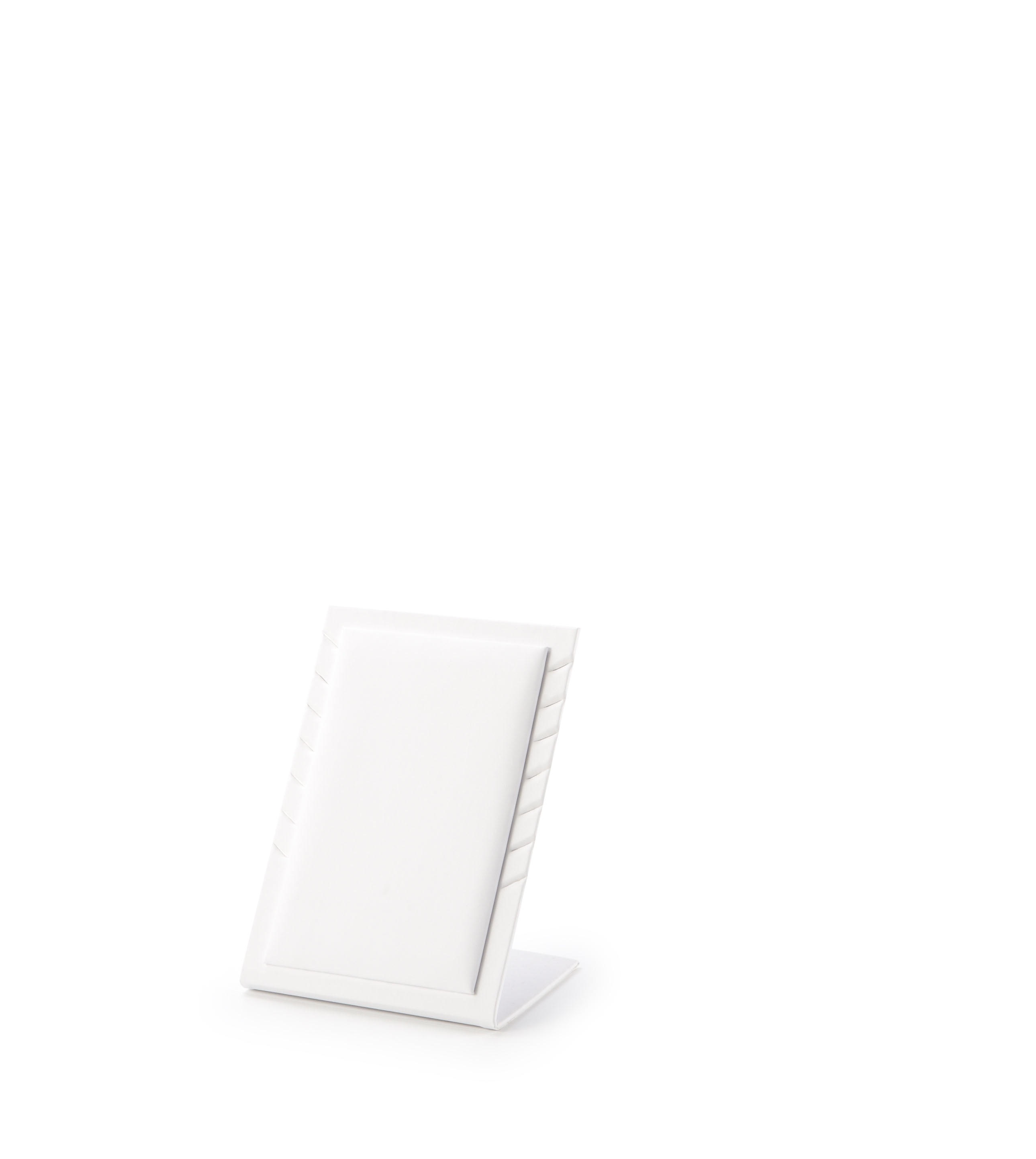 White Leatherette 7 Pendant Stand