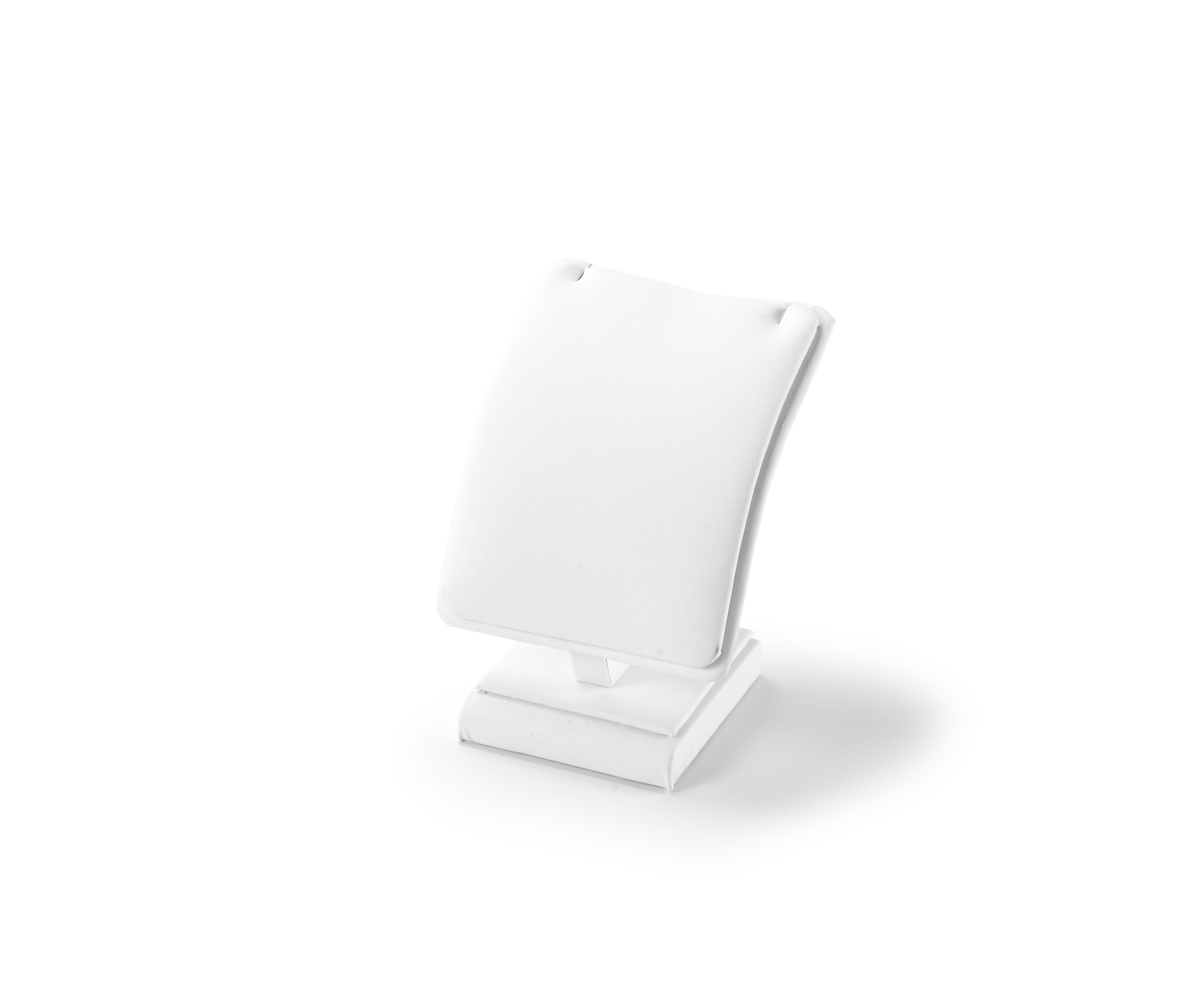 White Leatherette Pendant Stand