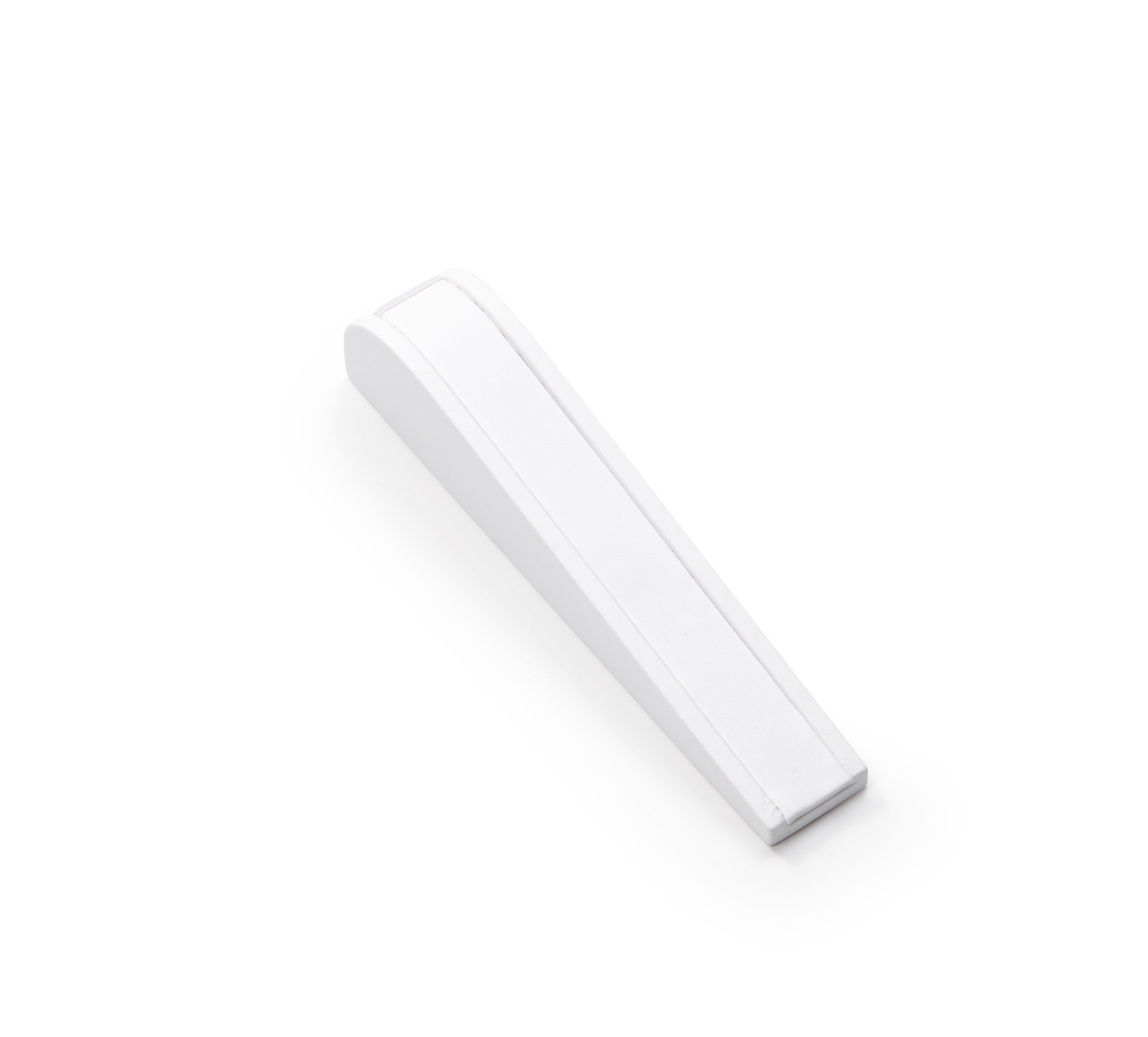 White Leatherette Thin Bracelet Dome