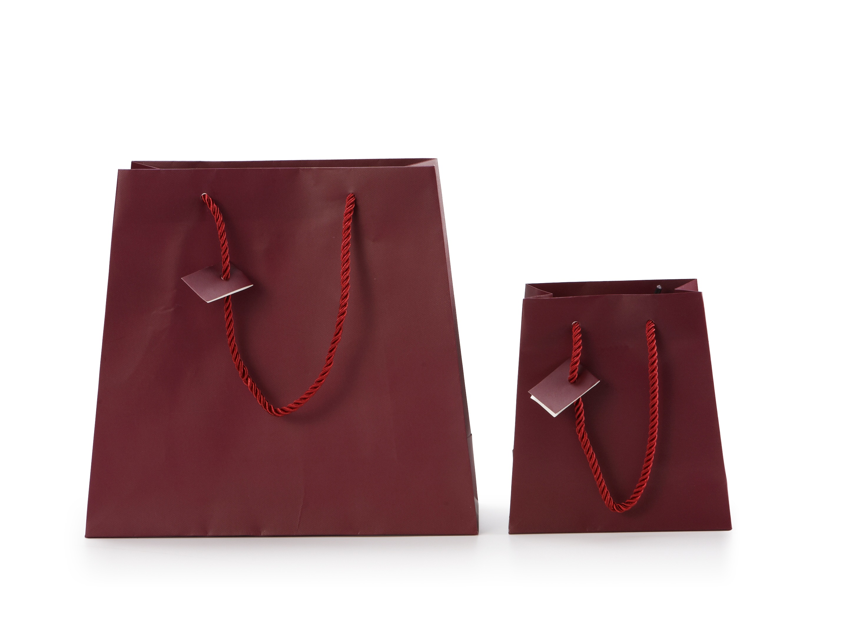 Trapezoid Matte Laminated Tote Bags