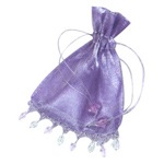 Beaded Metallic Pouches