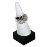 Frosted Acrylic Accessories With Black Bases