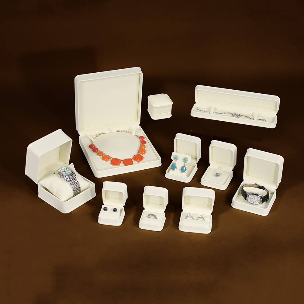 Plush Cream Faux Leather Collection