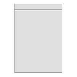 2 Mil Plain Zip Lock Bags5 x 8 (x1000)