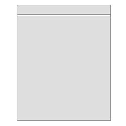 2 Mil Plain Zip Lock Bags8 x 10 (x1000)