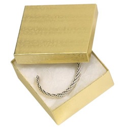 Gold Cotton Filled Boxes (x100)