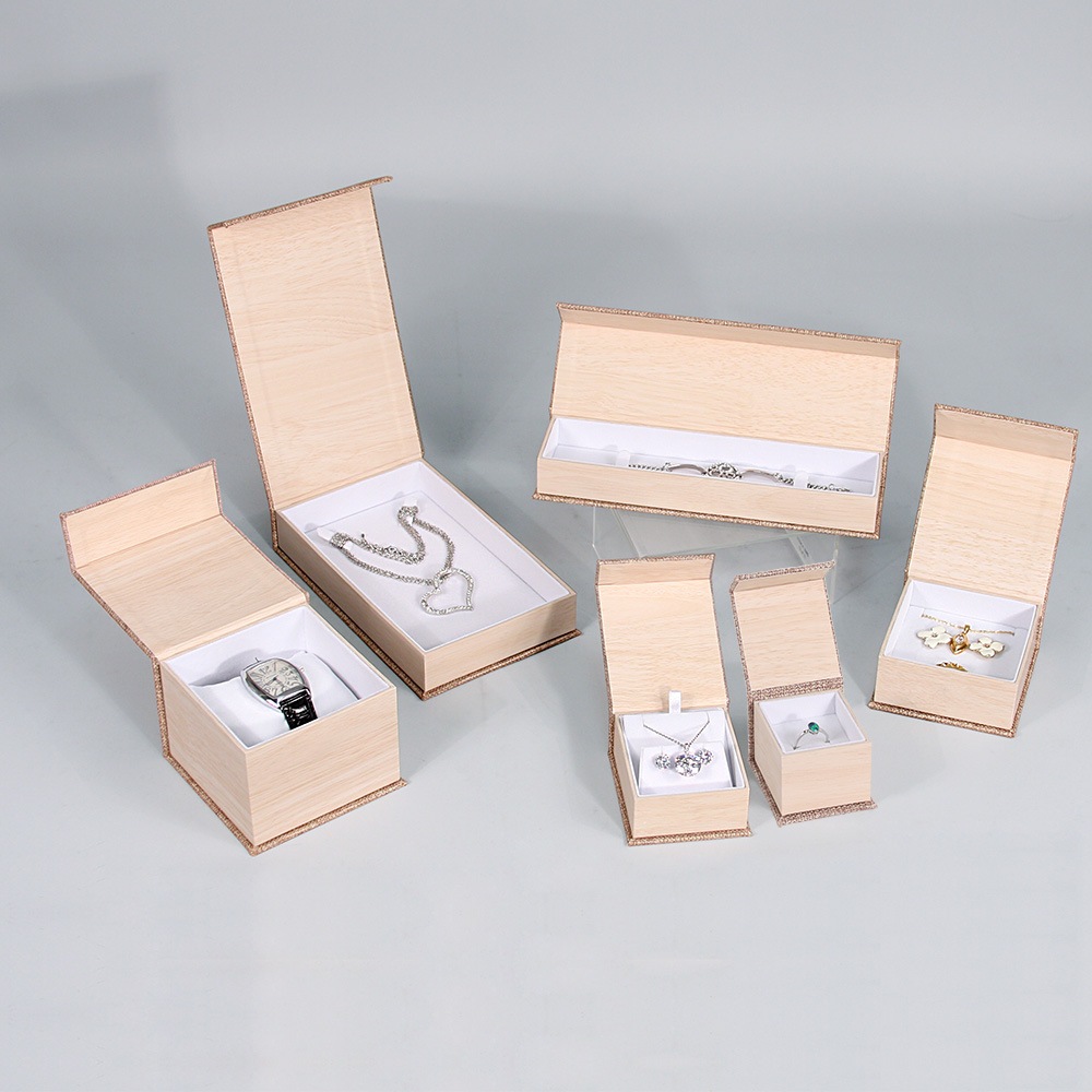 Deluxe Burlap Magnetic Boxes